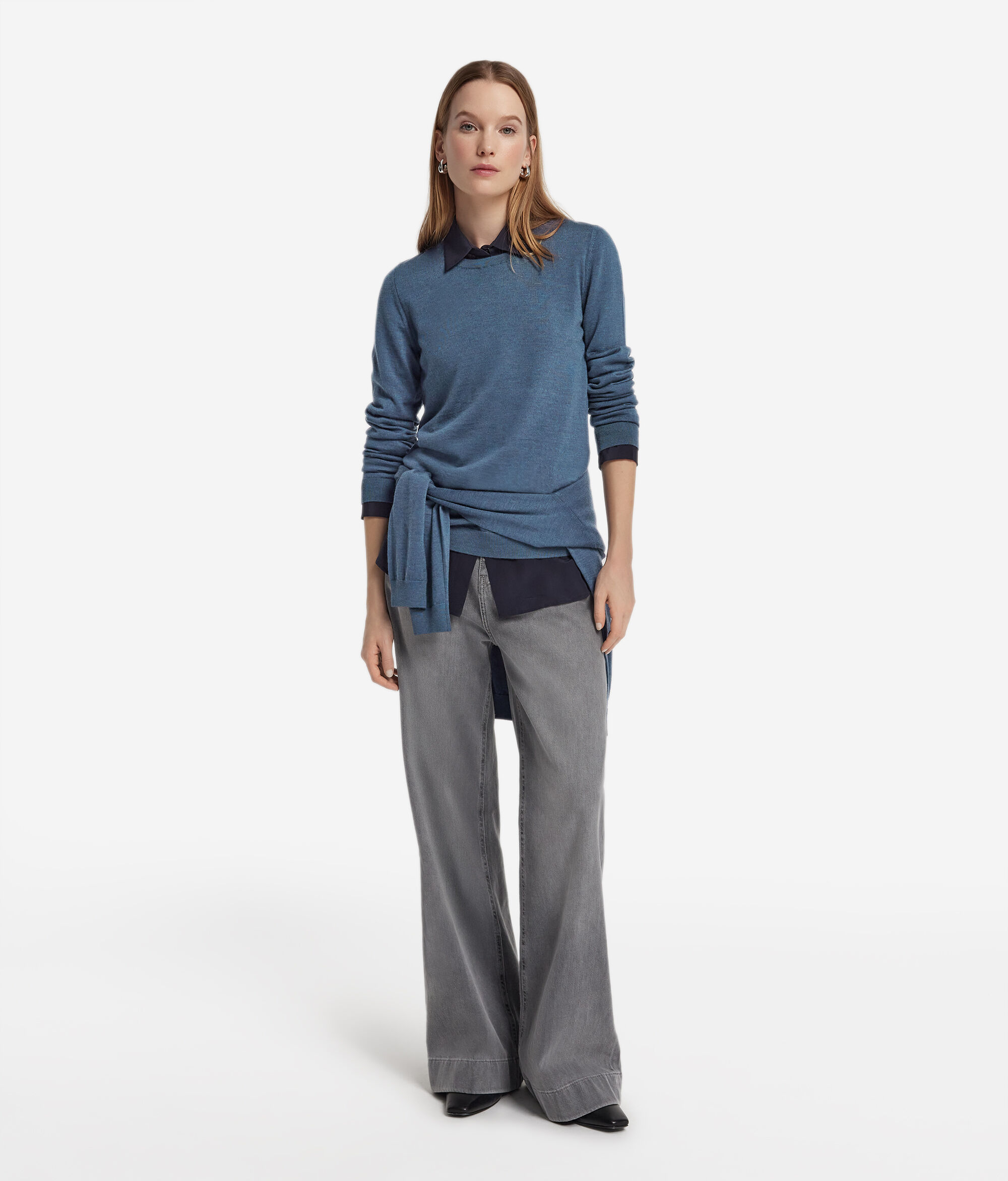 Round-Neck Ultrafine Cashmere Jumper