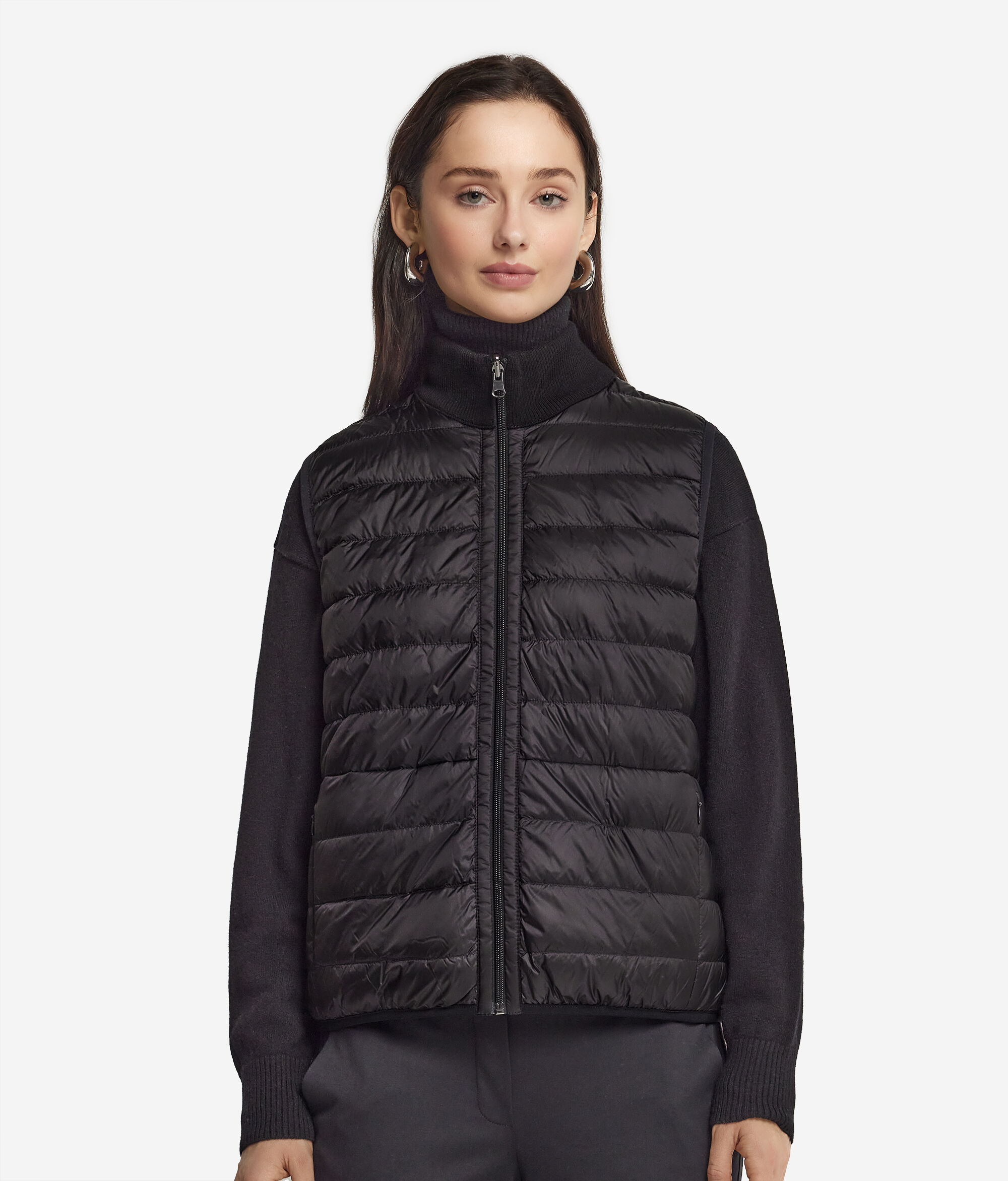 Daunenjacke zum Wenden aus Kaschmir