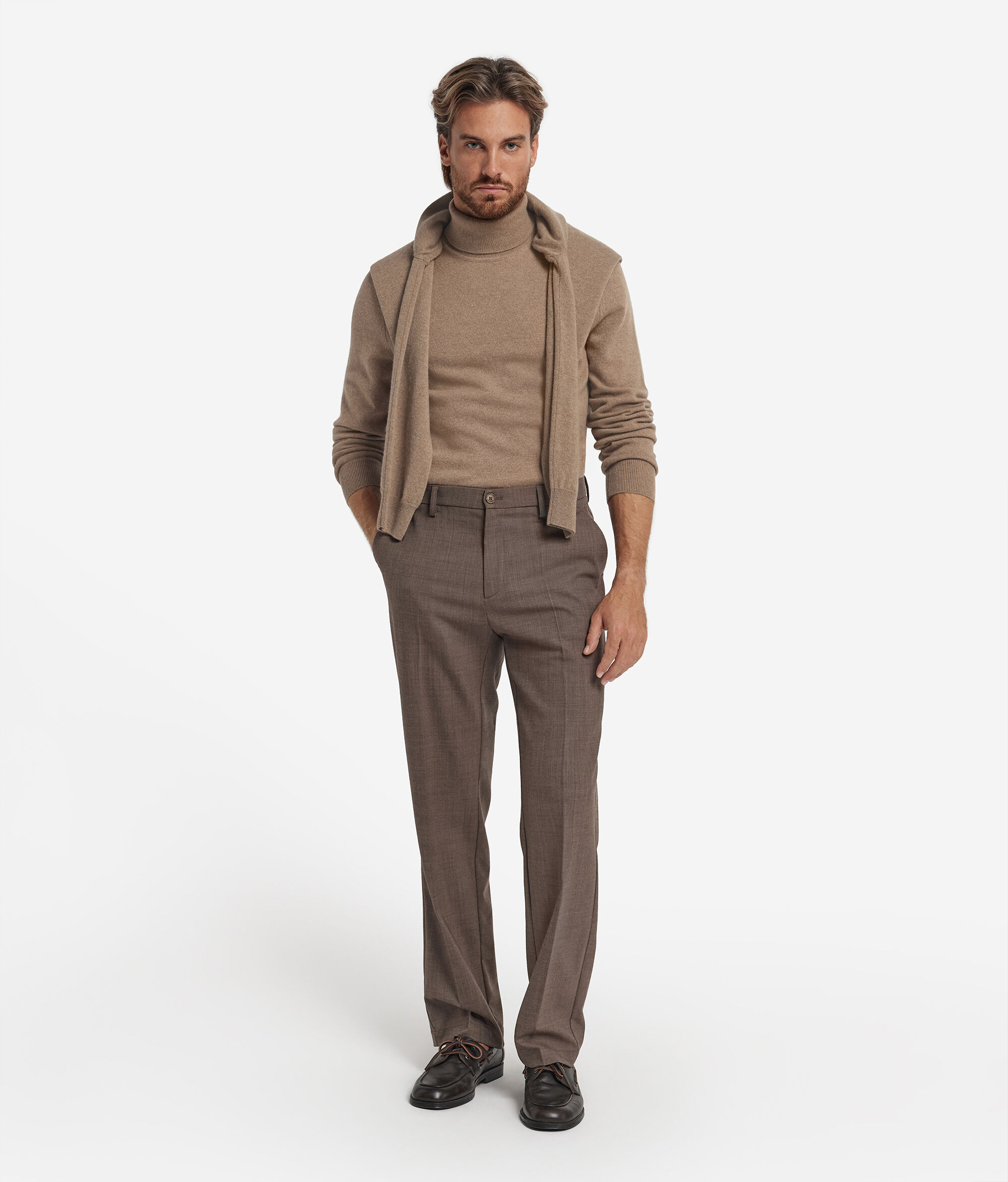 ウルトラソフトカシミヤ タートルネック セーター