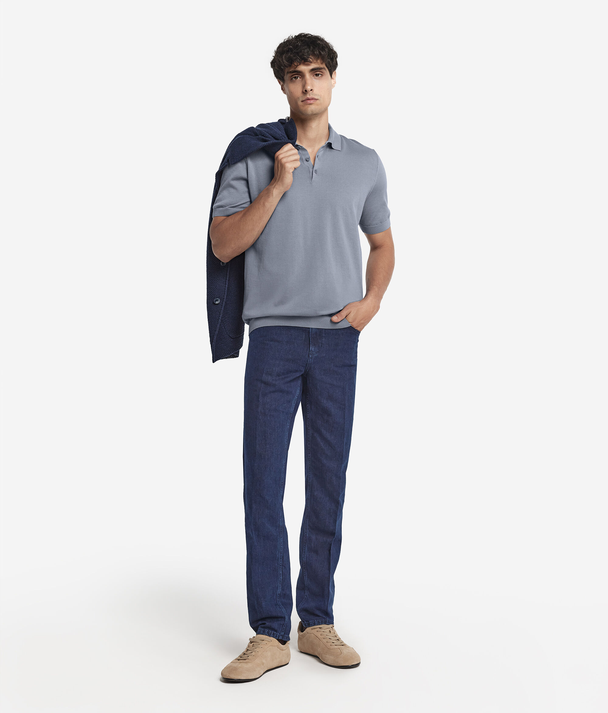 Polo a Maniche Corte in Cotone Fresh