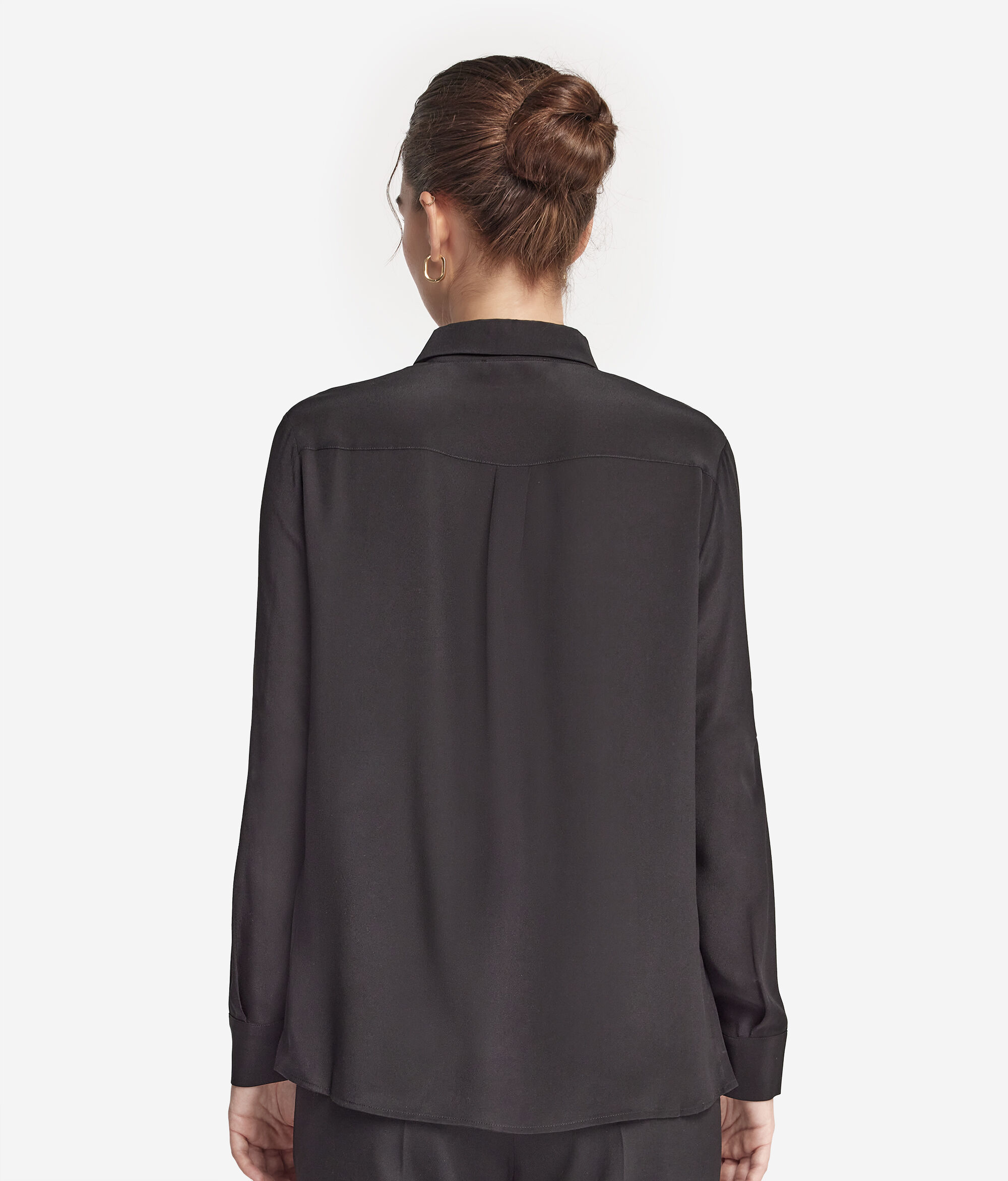 Silk Collared Shirt