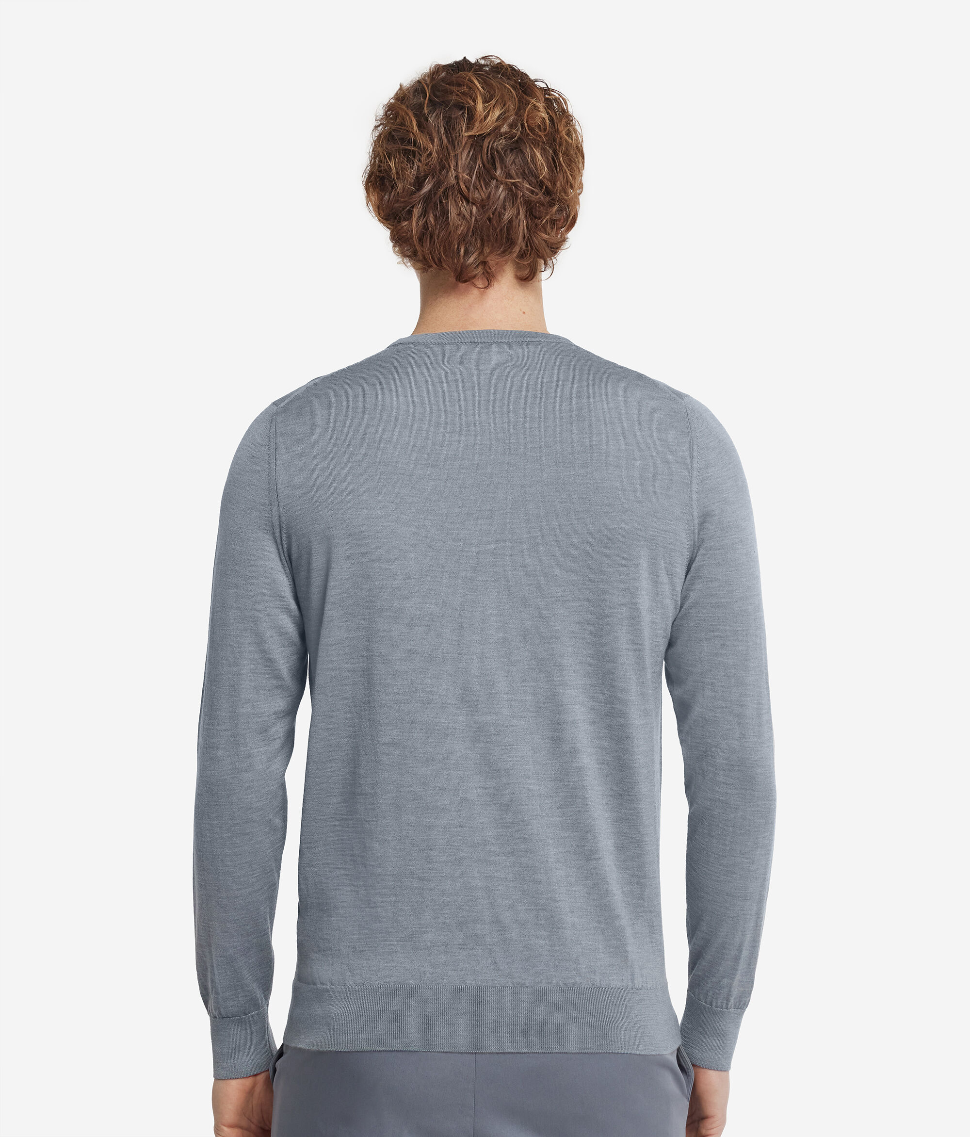 Ultrafine Cashmere Bisiklet Yaka Kazak