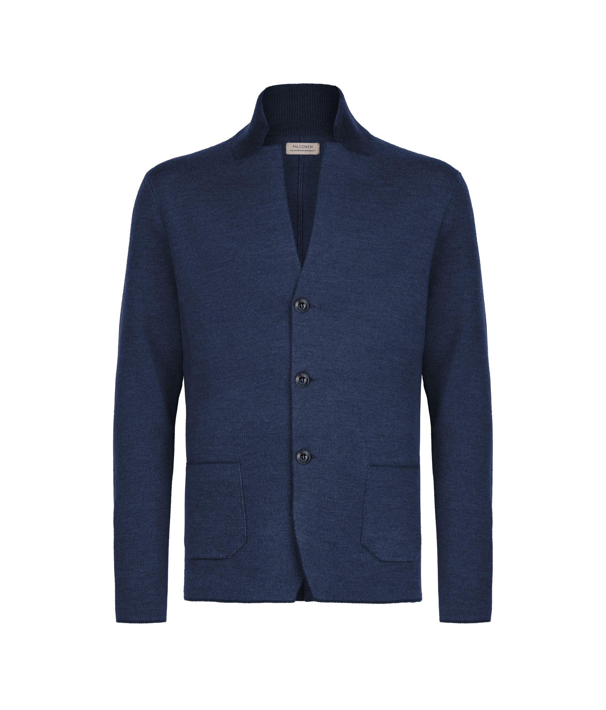 Casaco Tweed Colore Jeans
