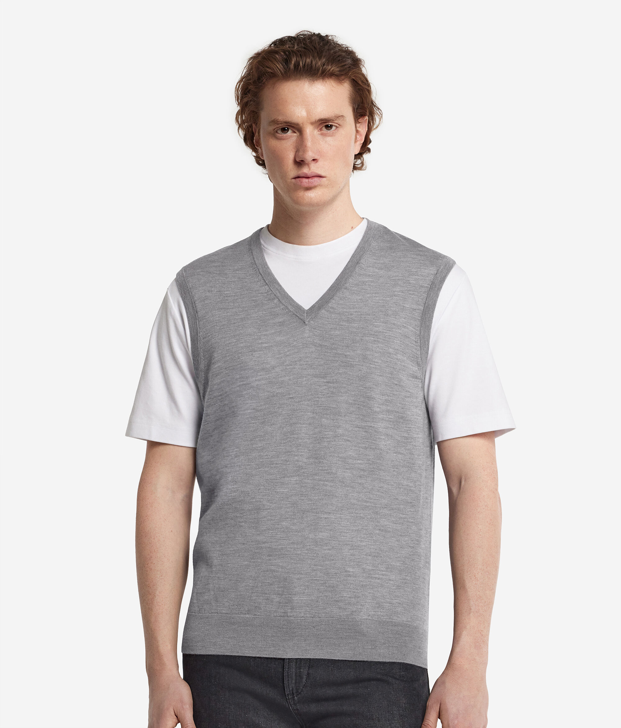 Γιλέκο με Λαιμόκοψη V από Ultrafine Cashmere