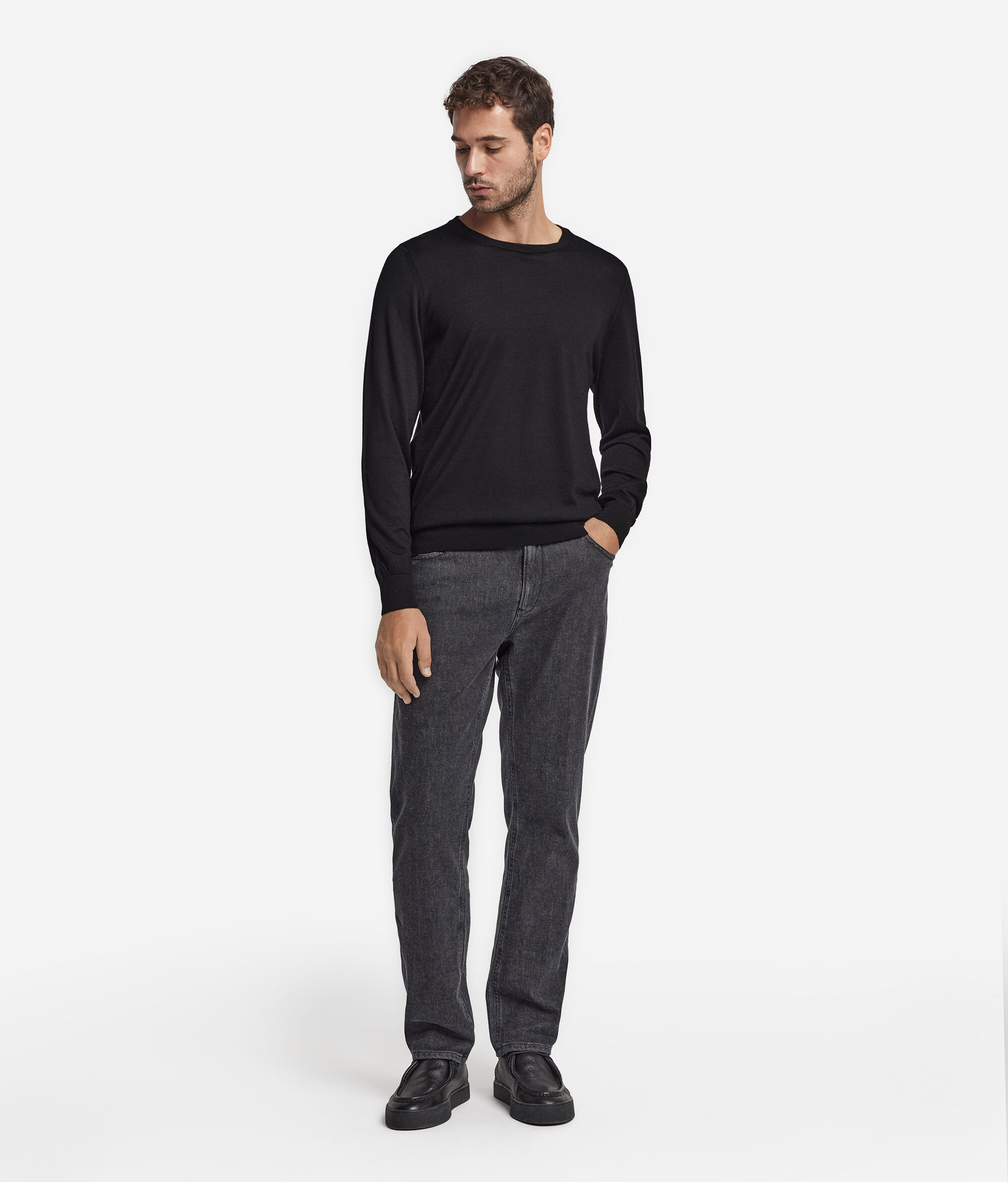Round-Neck Ultrafine Cashmere Jumper