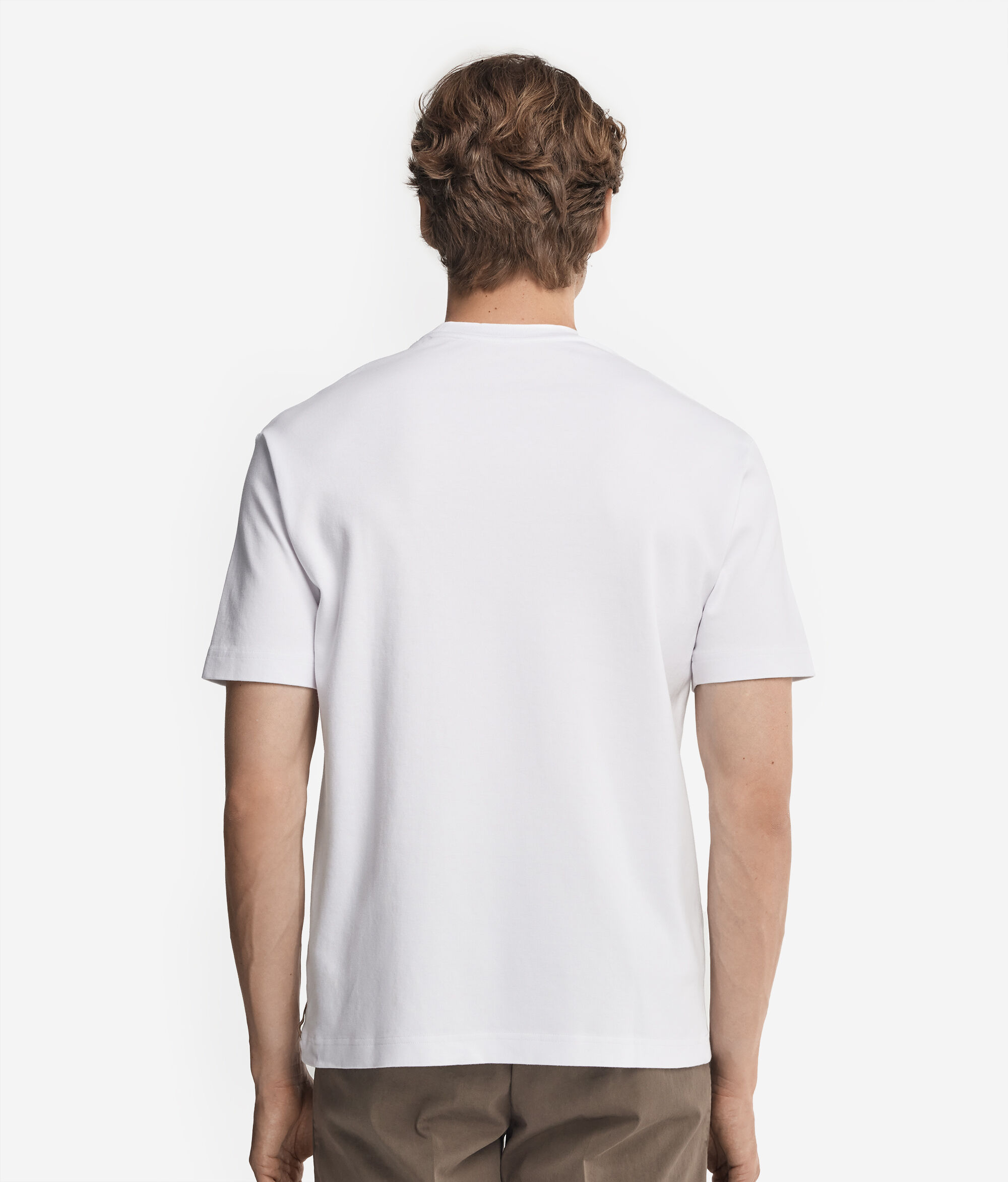 コットンジャージー クルーネック Tシャツ