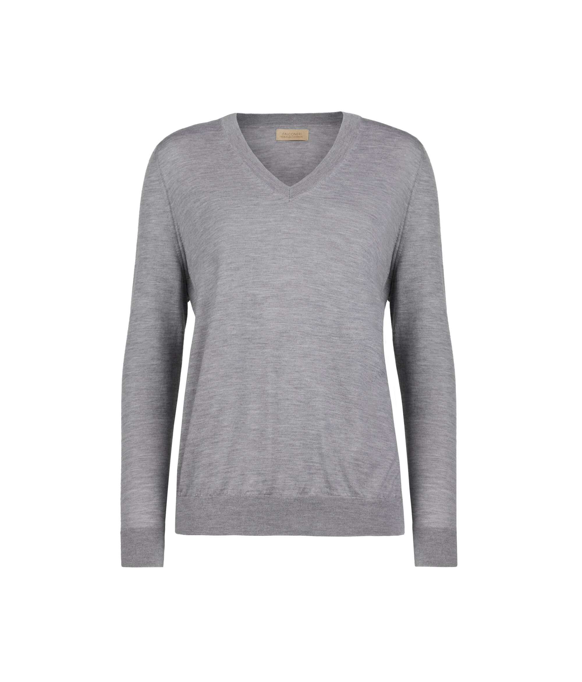 Sweter z dekoltem w serek z kaszmiru Ultrafine