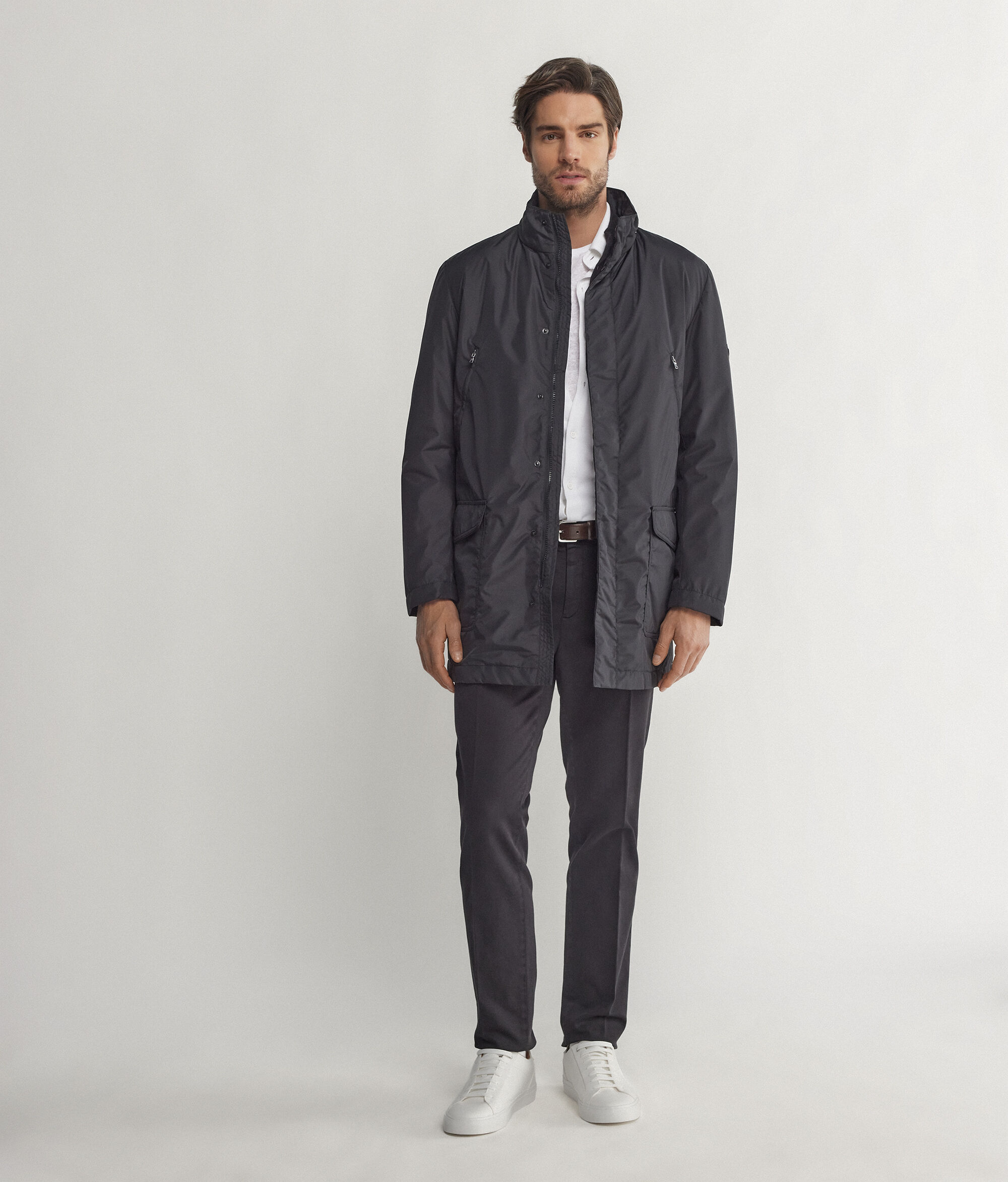 Cashmere Technical Fabric Parka