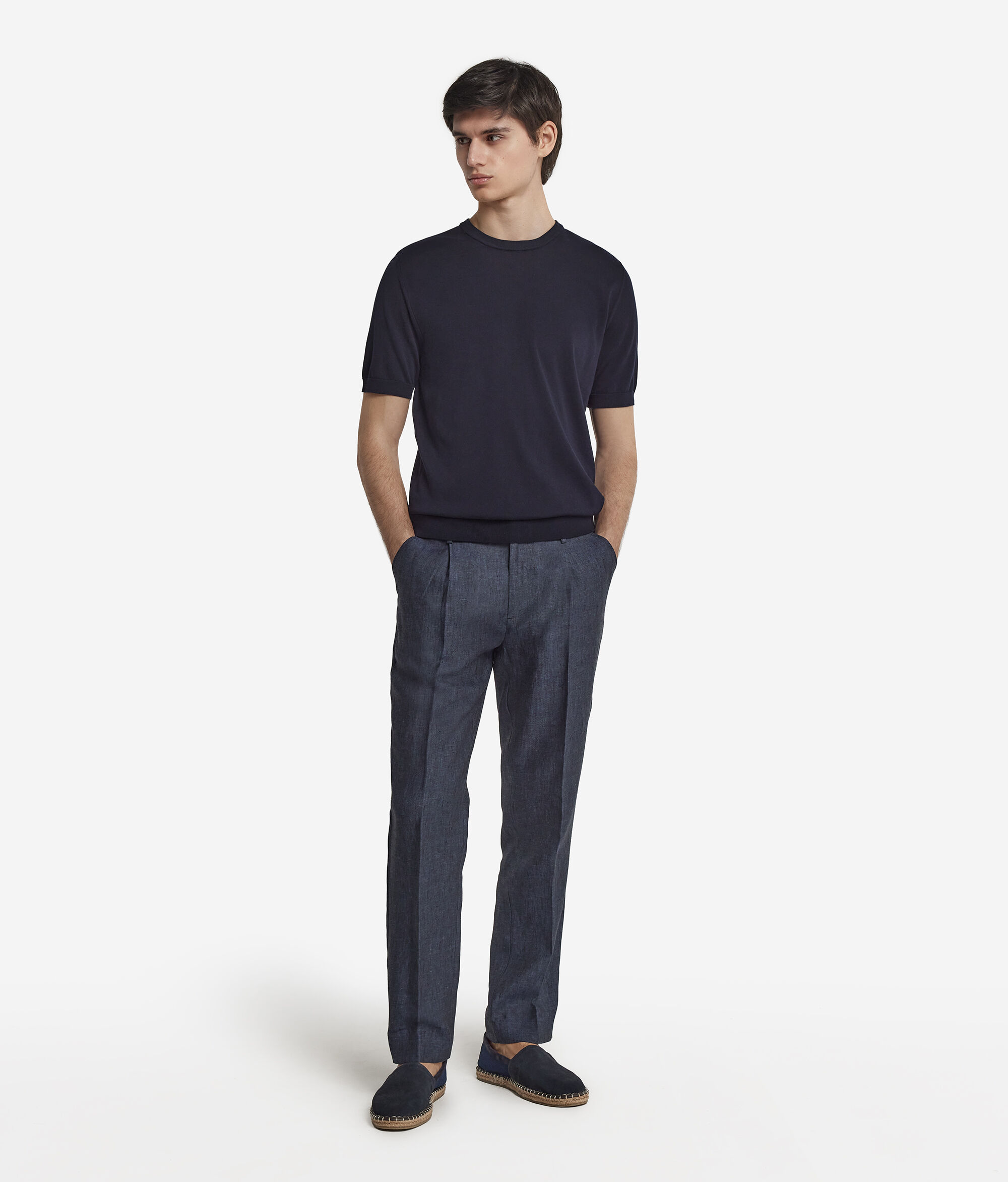 フレッシュコットン クルーネック ショートスリーブ Tシャツ