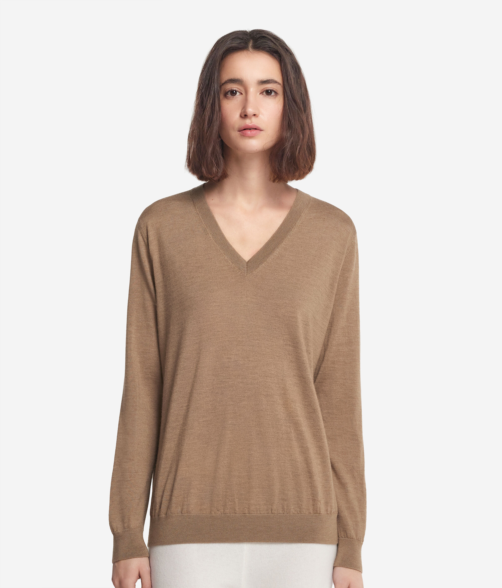 Ultrafine Cashmere V-Neck Jumper