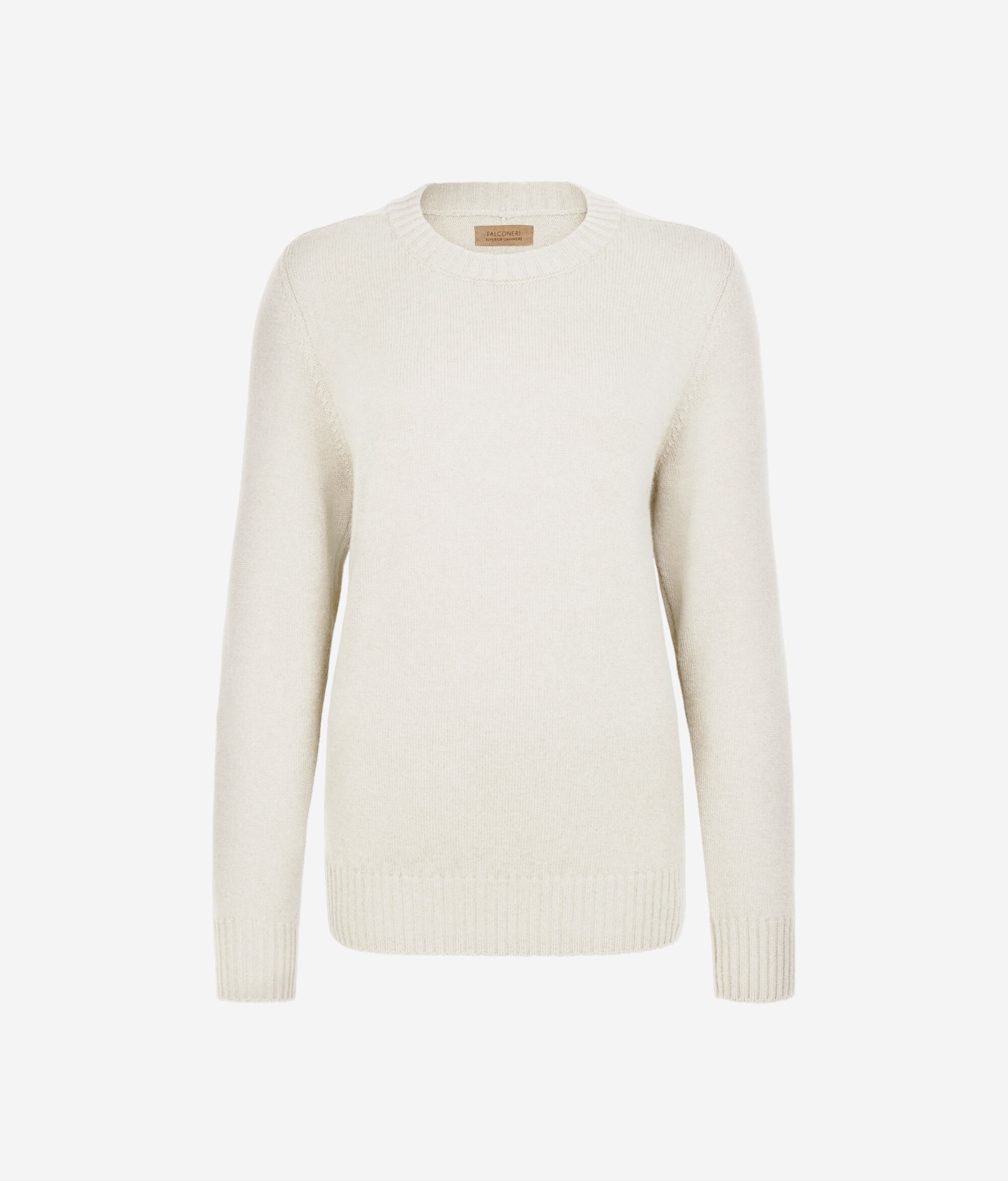 Ultrasoft Cashmere Reglan Omuz Detaylı Yuvarlak Yaka Kazak