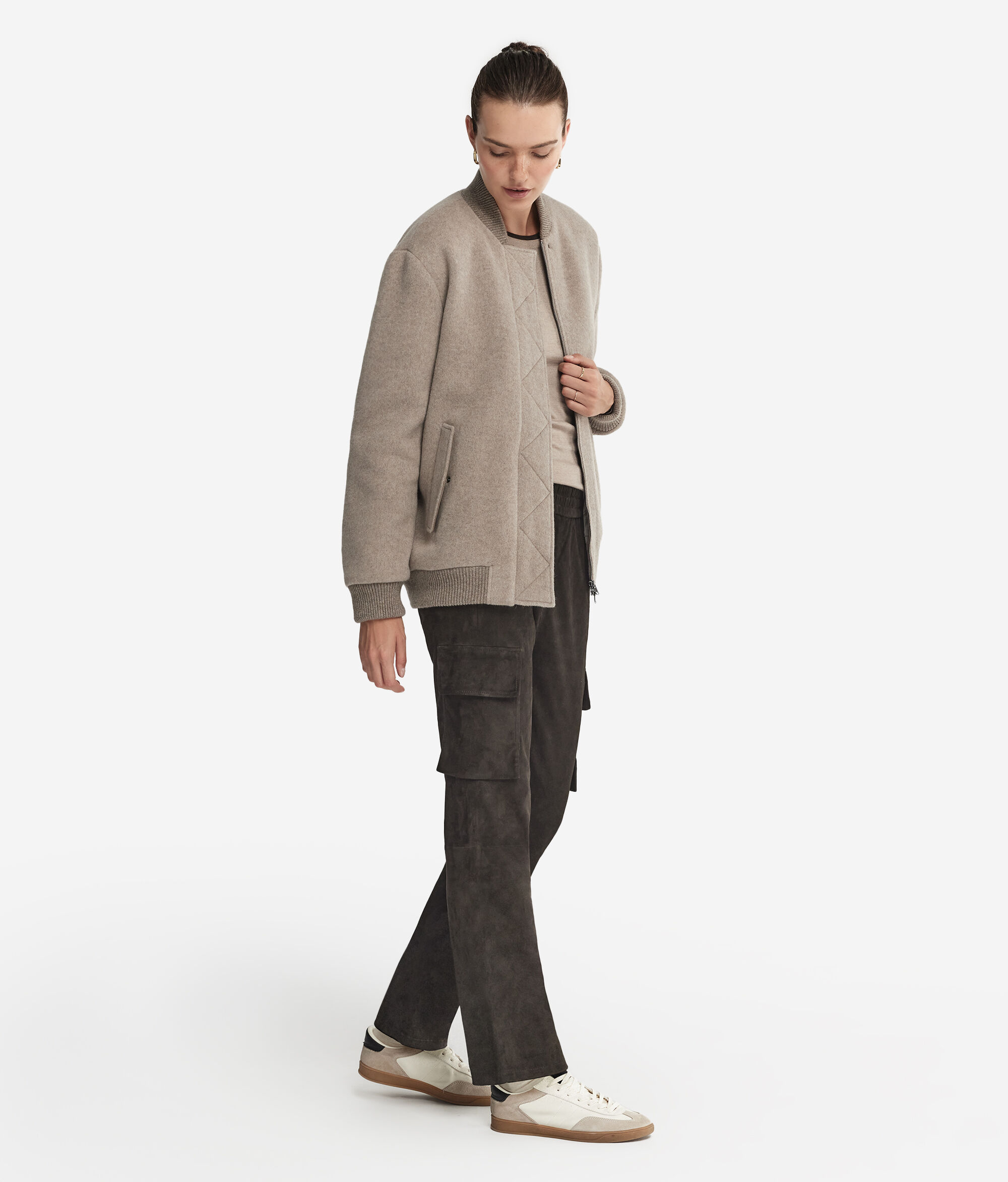 Cashmere Bomber Jacket