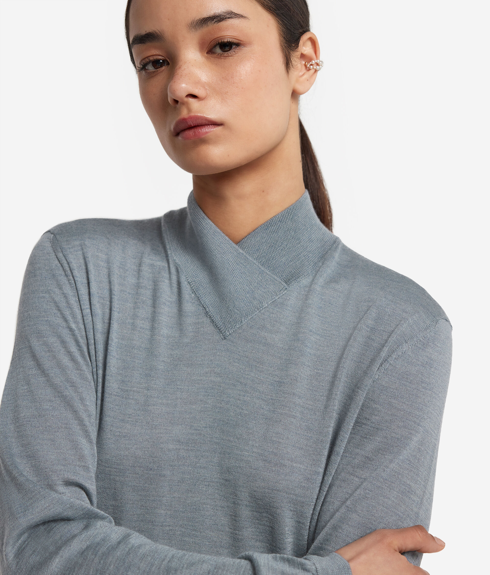 Turtleneck Jumper with Cashmere Finish