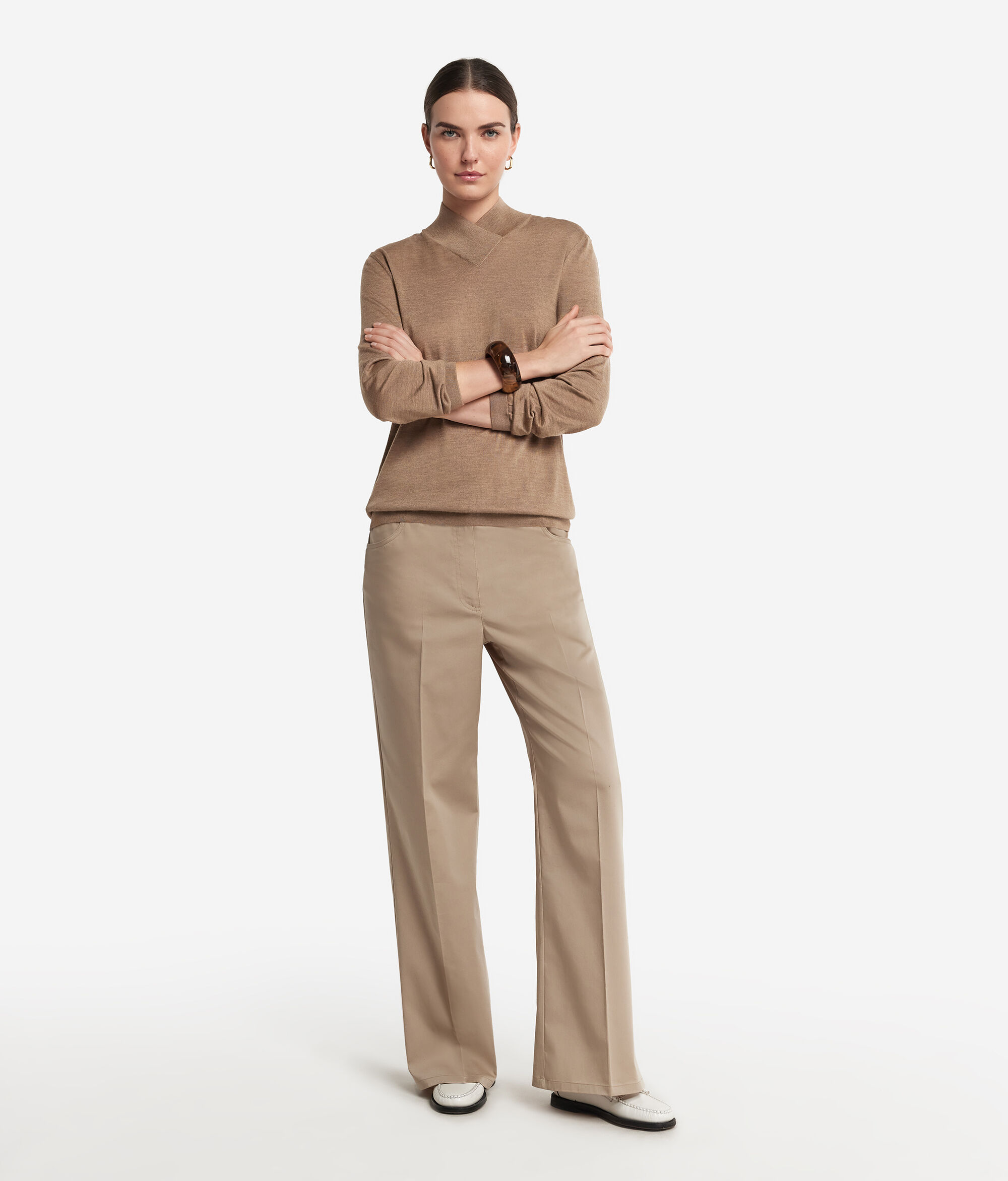 Turtleneck Jumper with Cashmere Finish