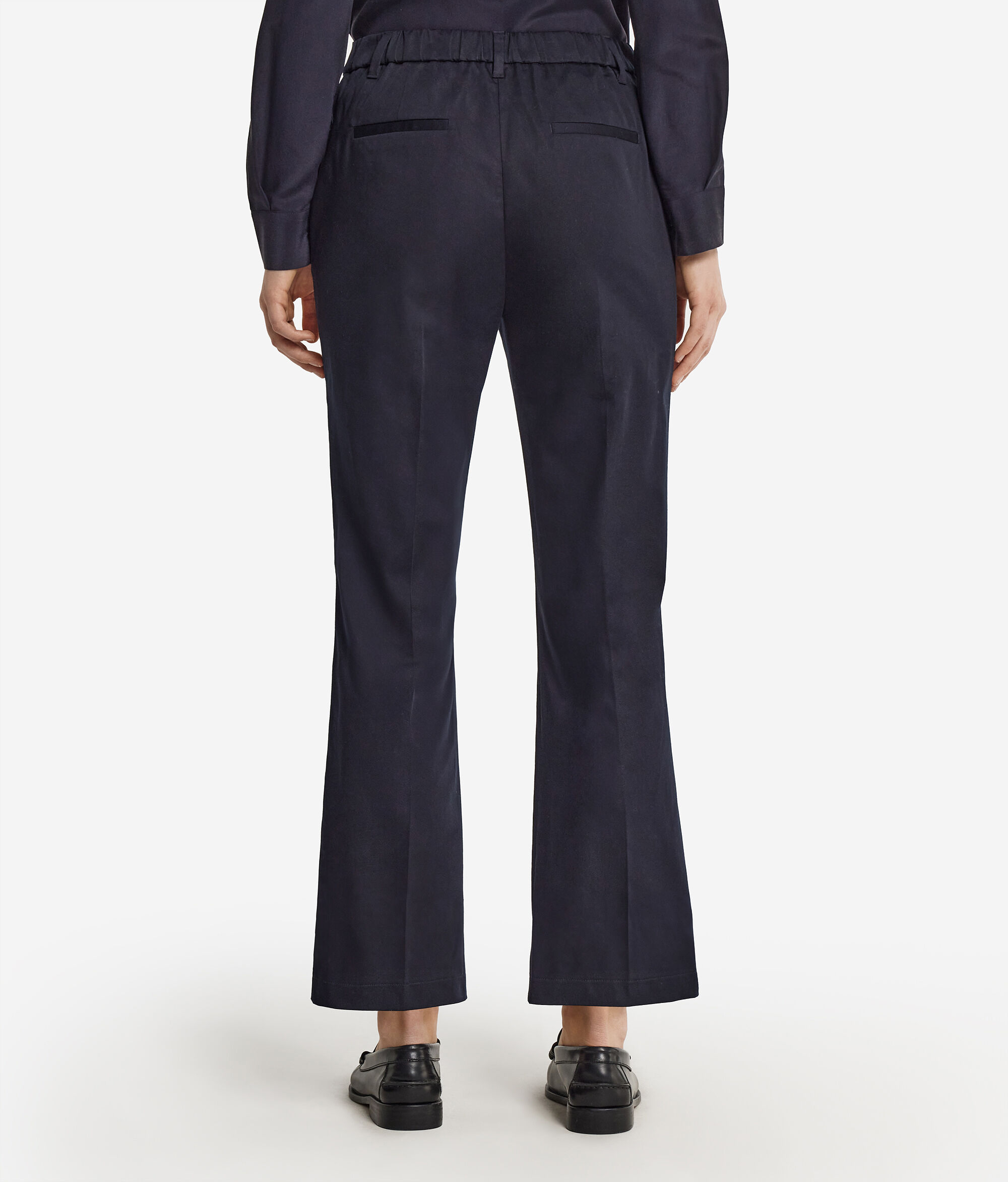 Cotton Fabric Flared Pants