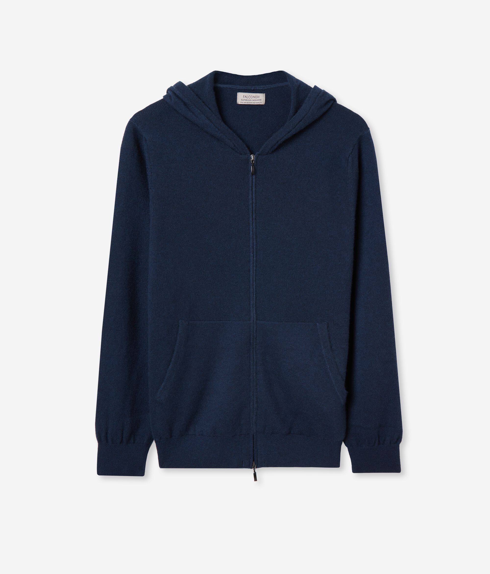 Felpa Full Zip in Cashmere Ultrasoft