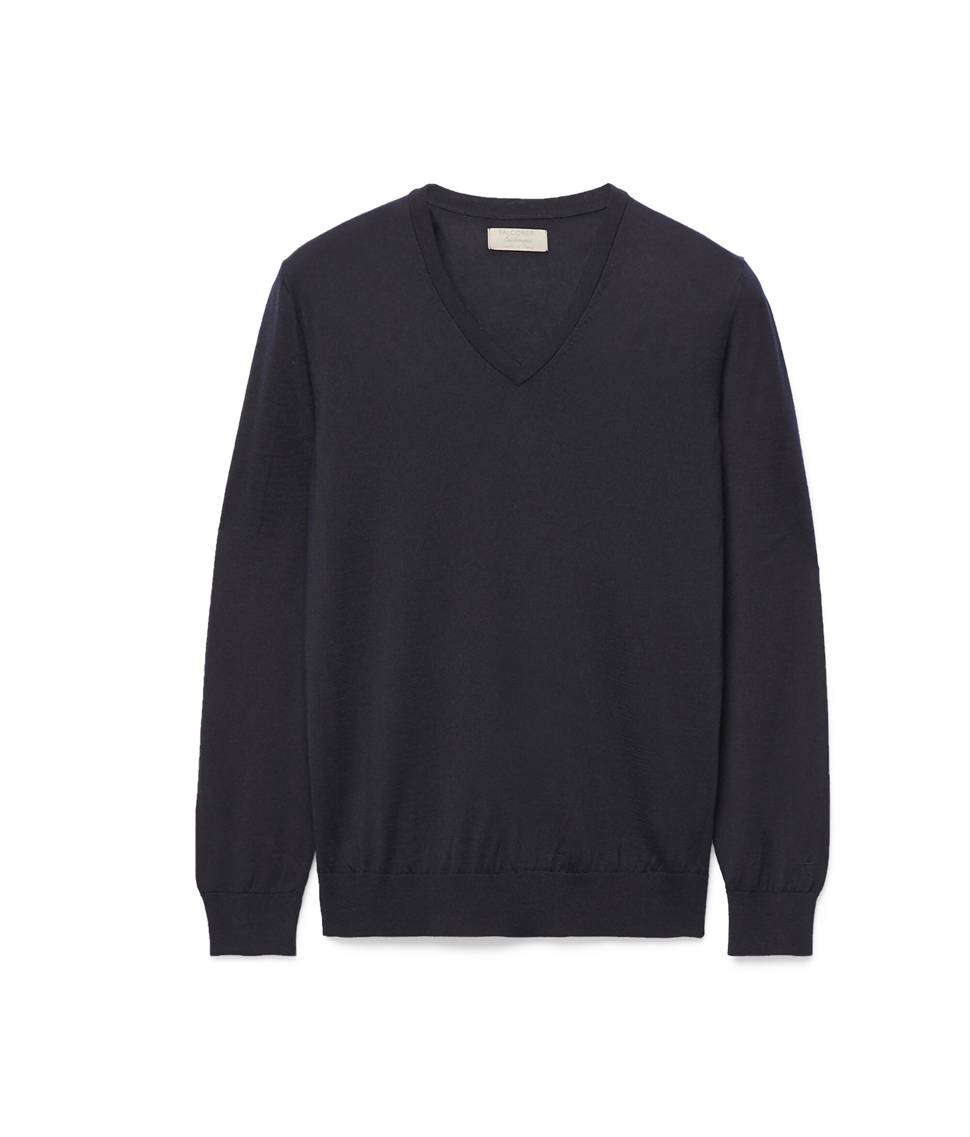 Sweter z Dekoltem w Serek z Kaszmiru Ultrafine