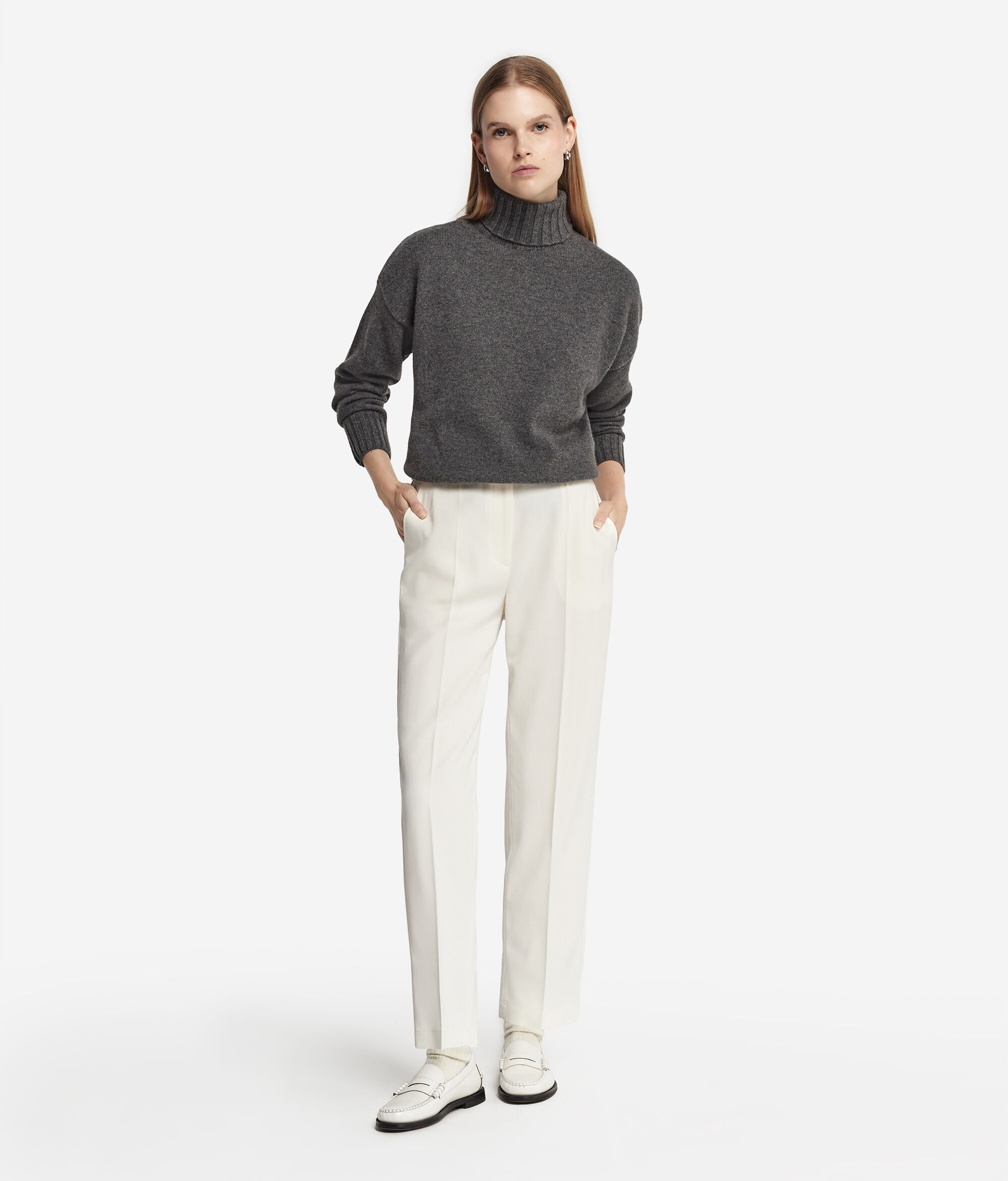 Maletă oversize din cașmir ultrasoft