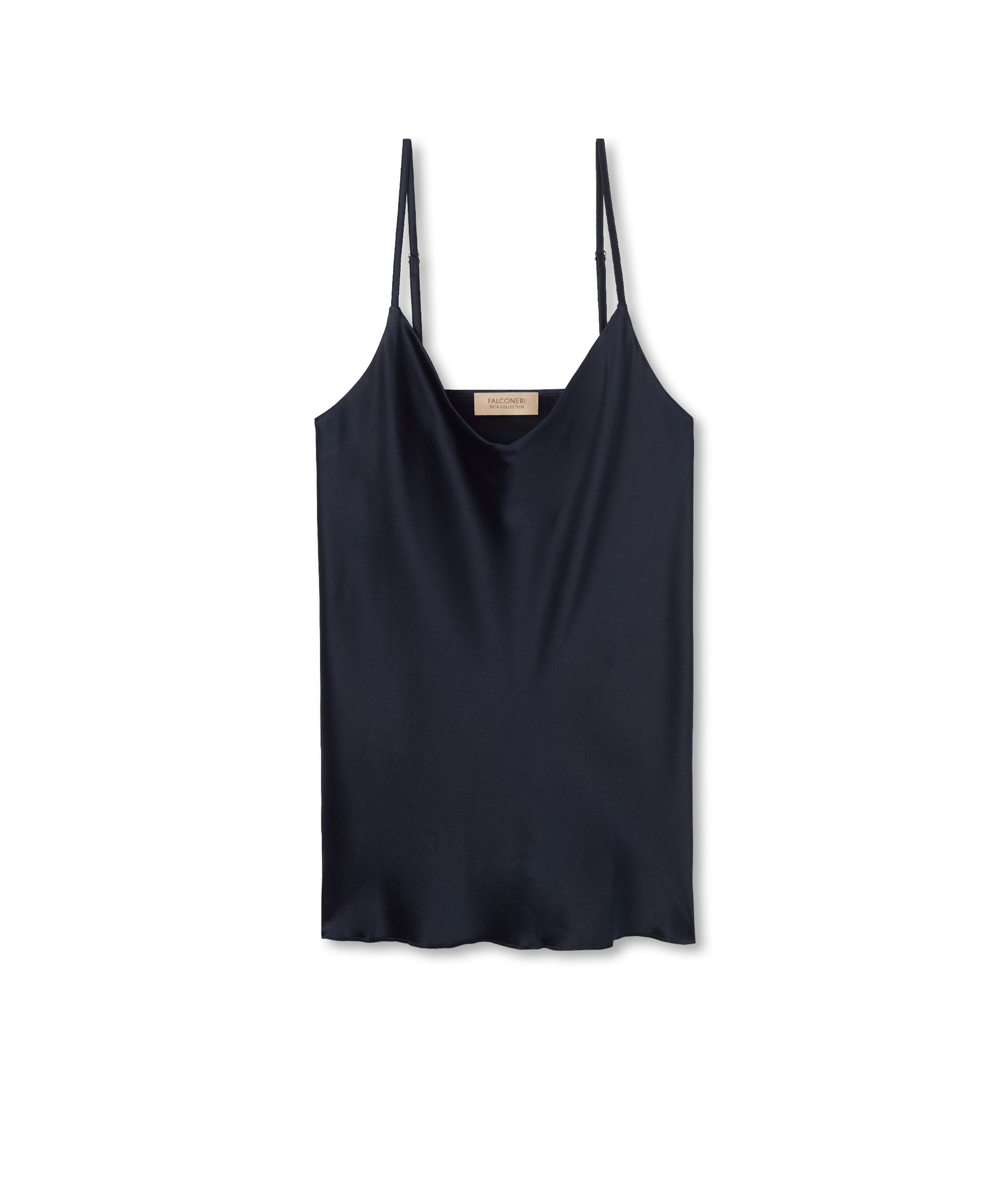 Silk Satin Camisole with Spaghetti Straps