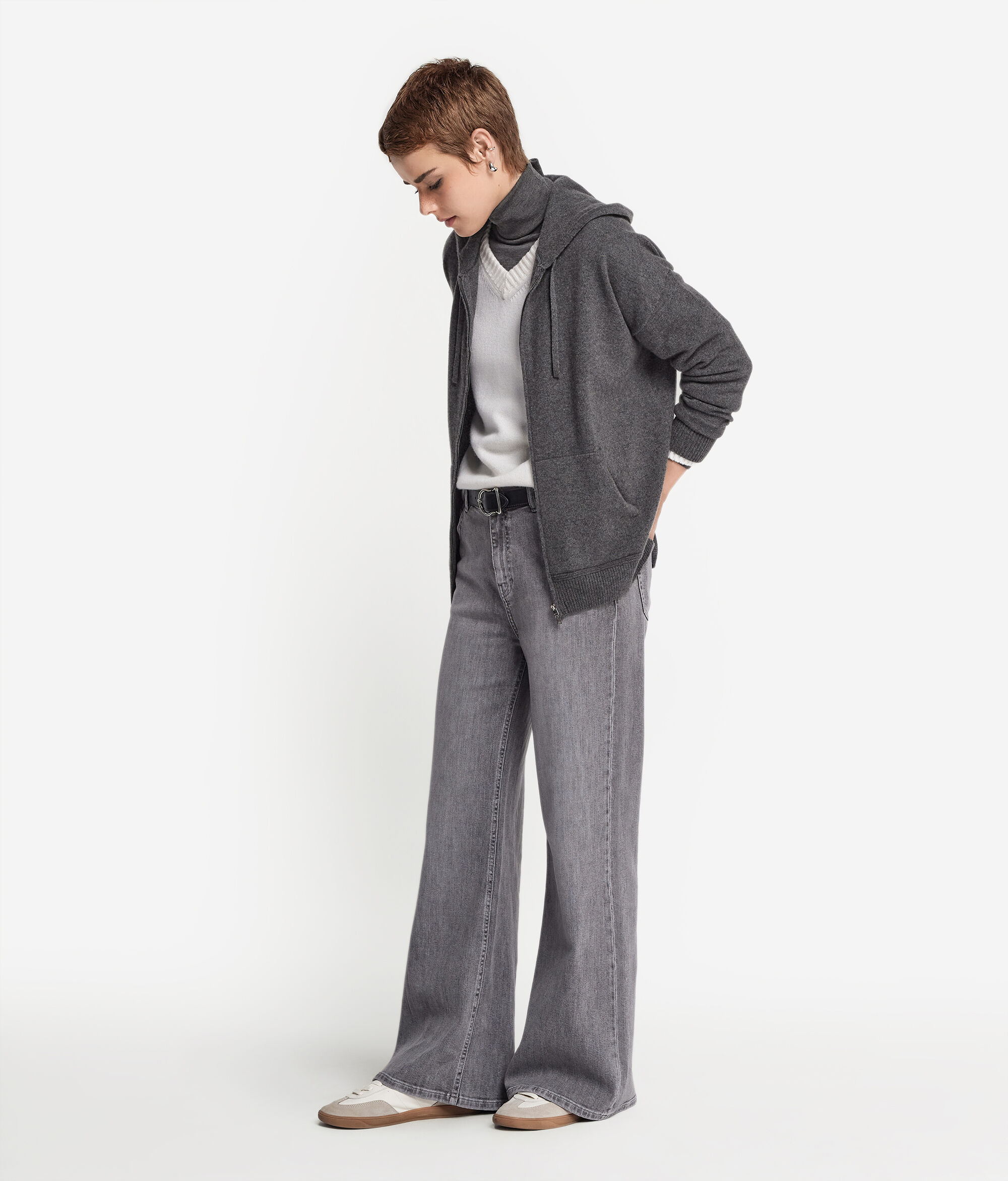 Felpa con cappuccio in Cashmere Ultrasoft