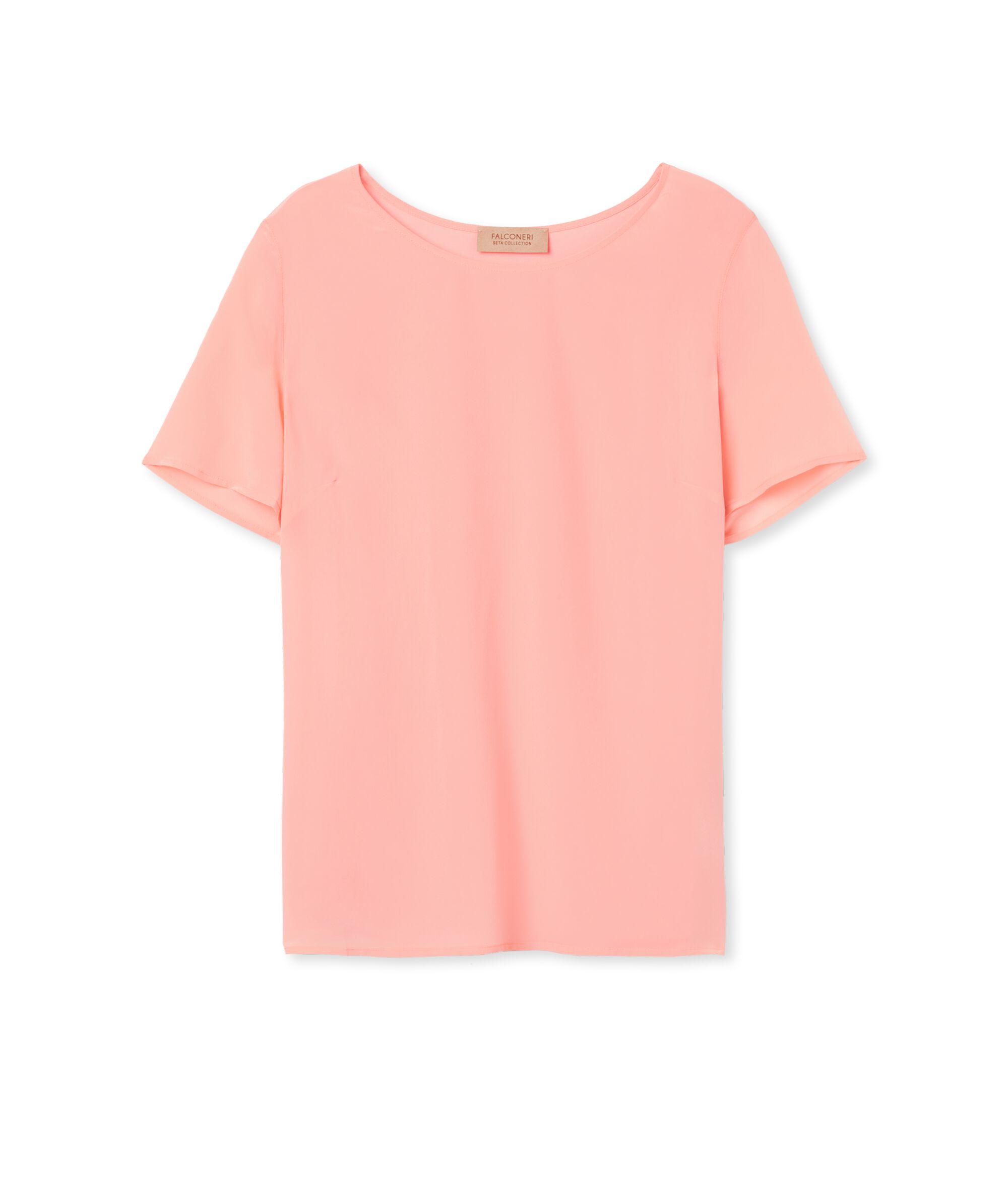 Rundhals-T-Shirt aus Seide_8986