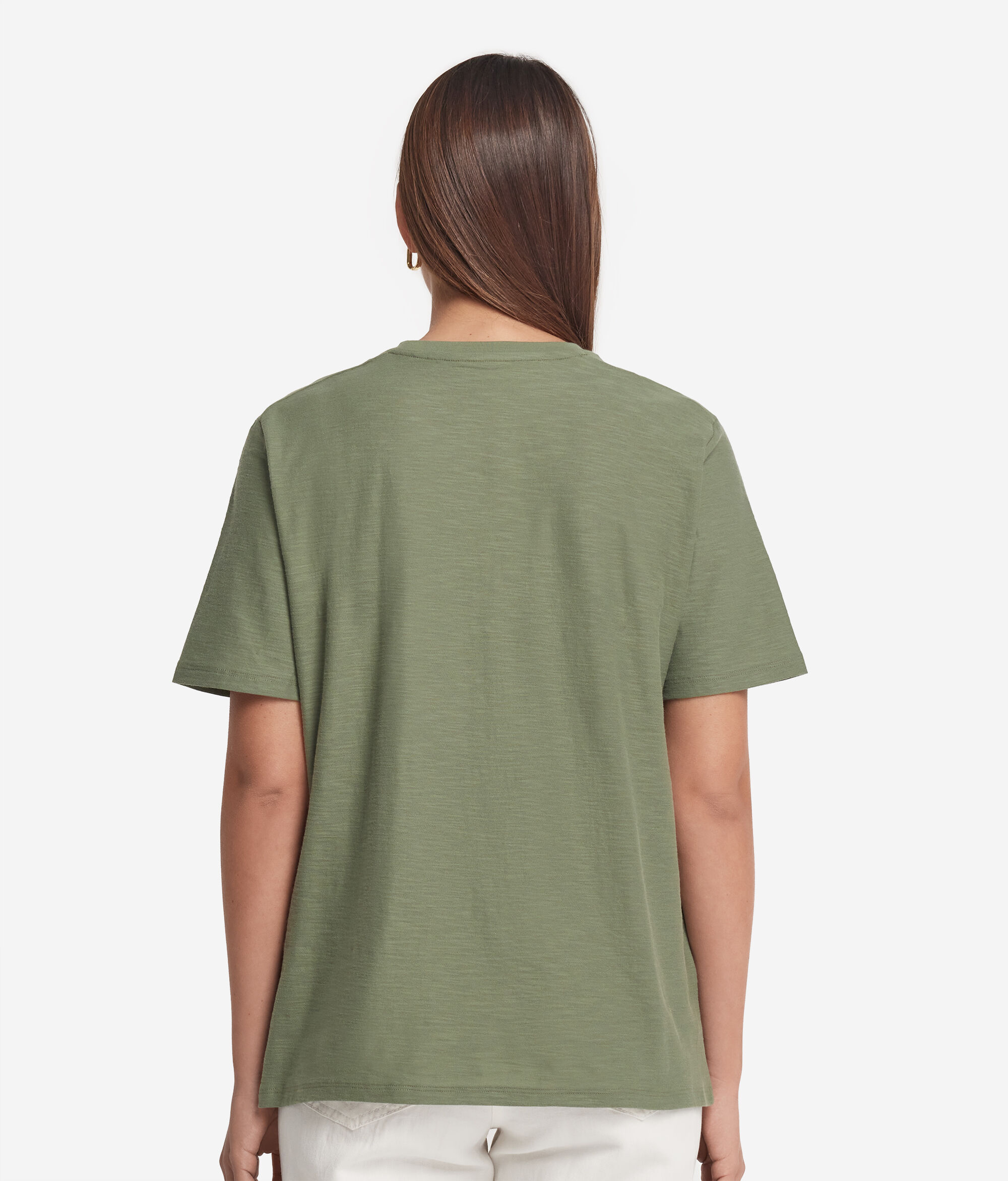 Short-Sleeved Round-Neck Cotton T-Shirt