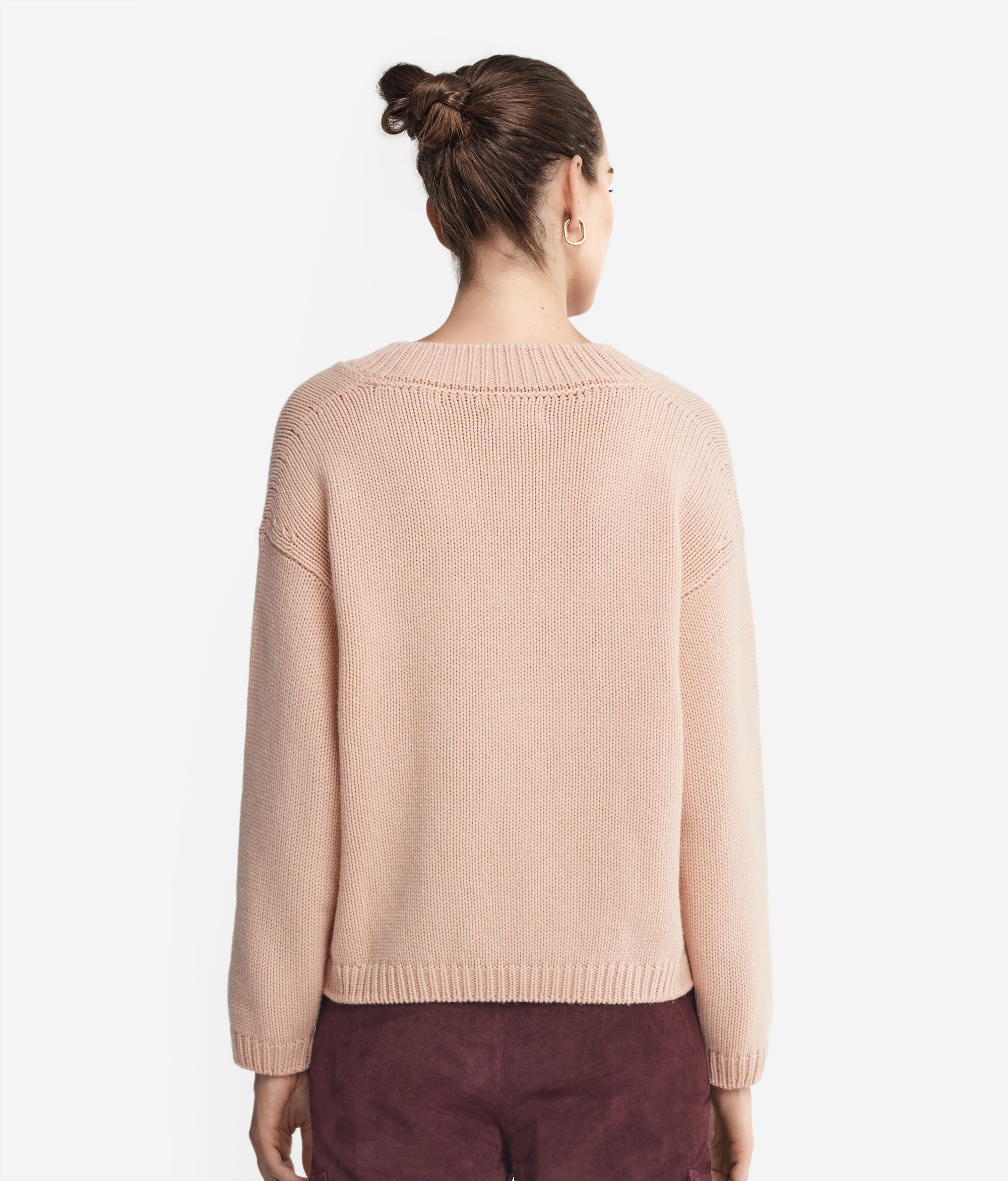Ultrasoft Cashmere Tricot V-Neck Jumper
