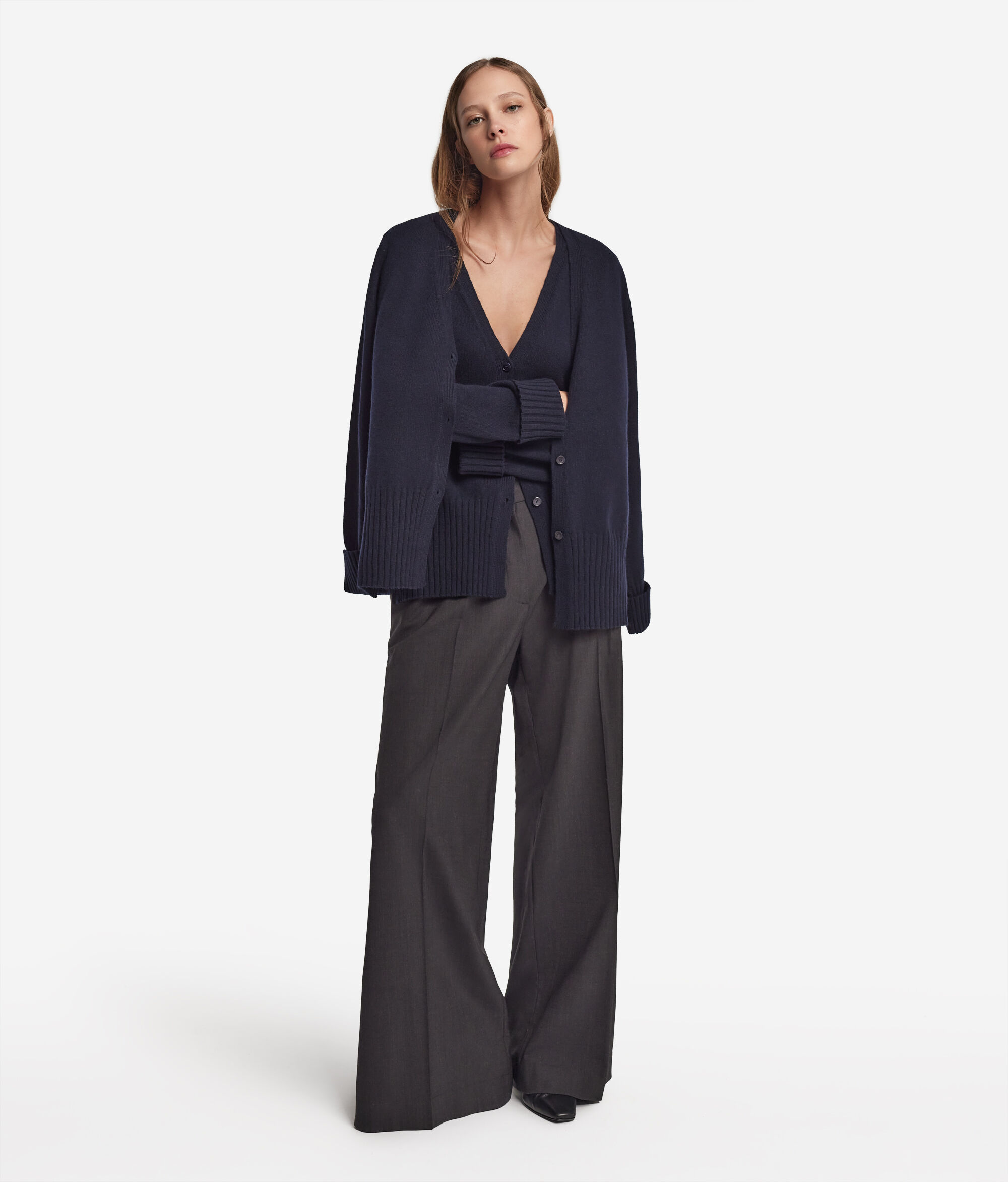 Cardigan mit V-Ausschnitt aus Kaschmir Ultrasoft
