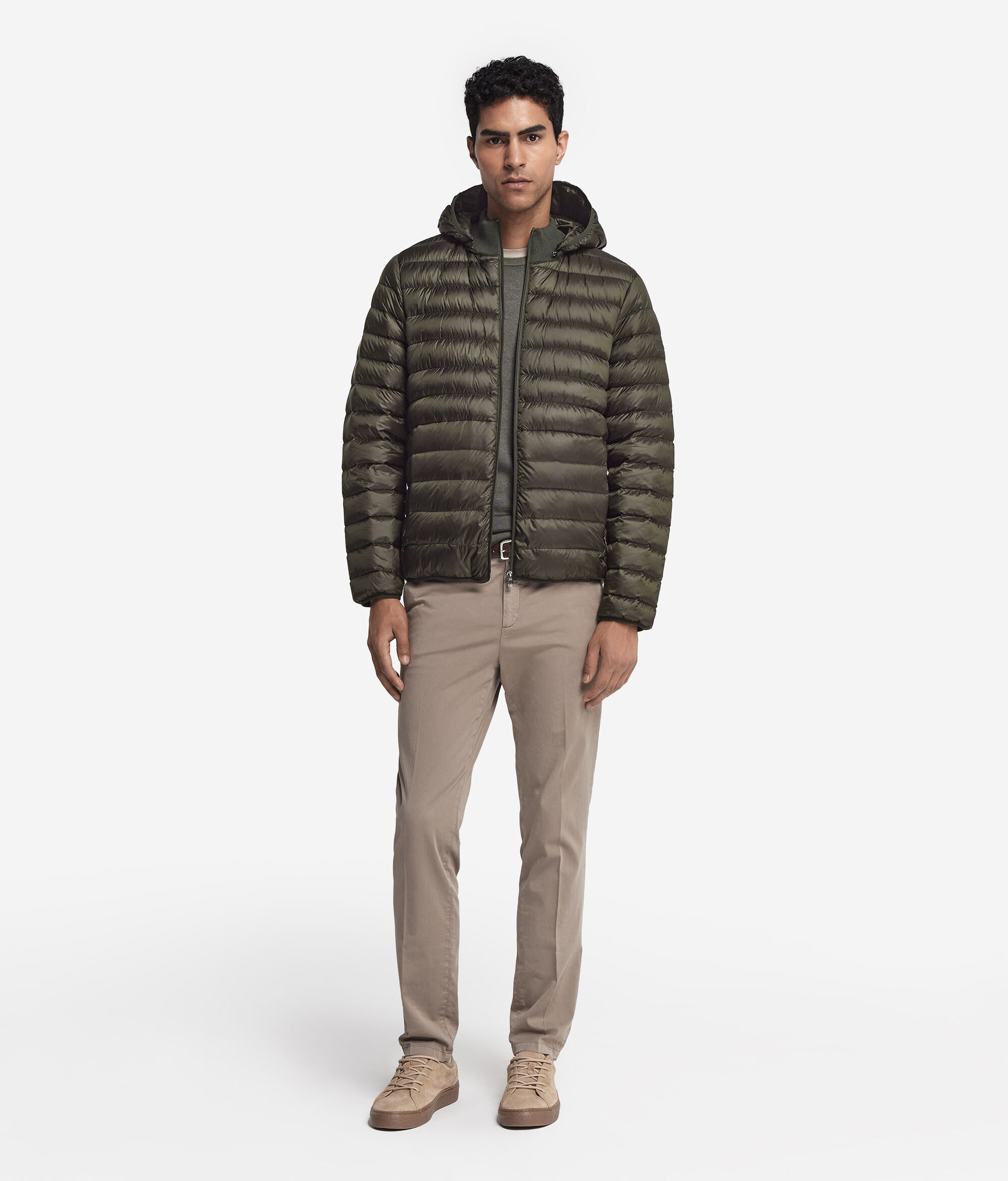 カシミヤインナー ライトウェイトダウンジャケット