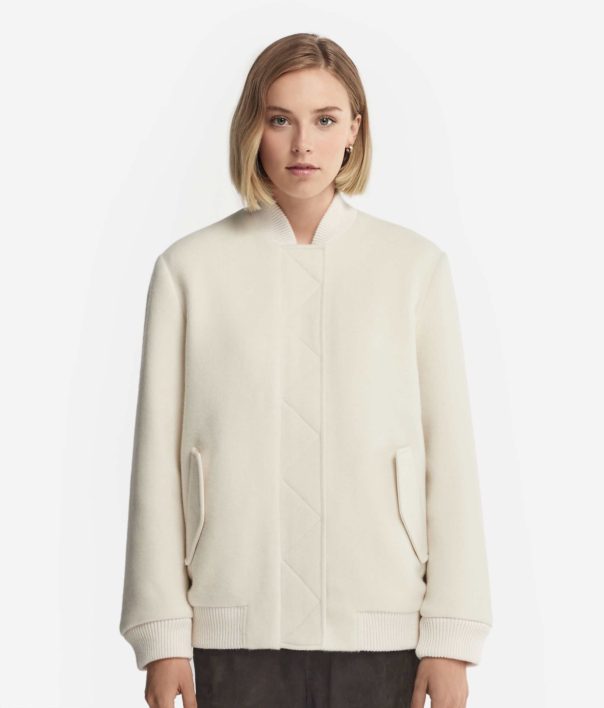 Cashmere Bomber Jacket