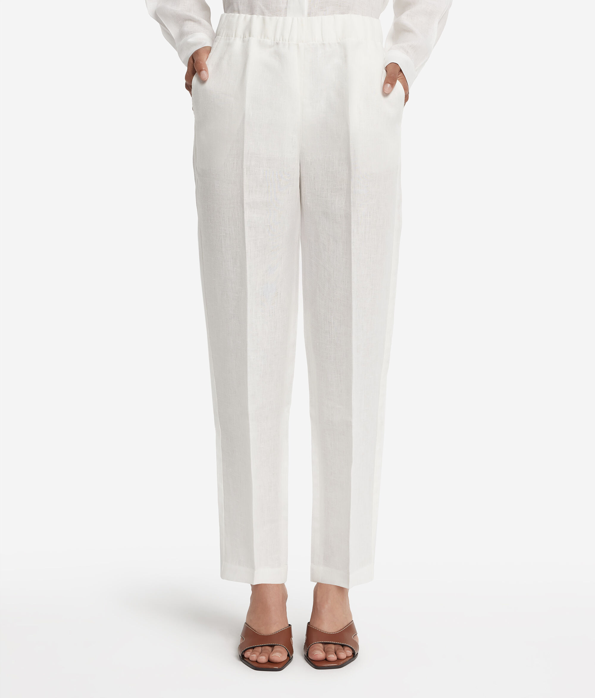 Zigarettenhose aus Leinen