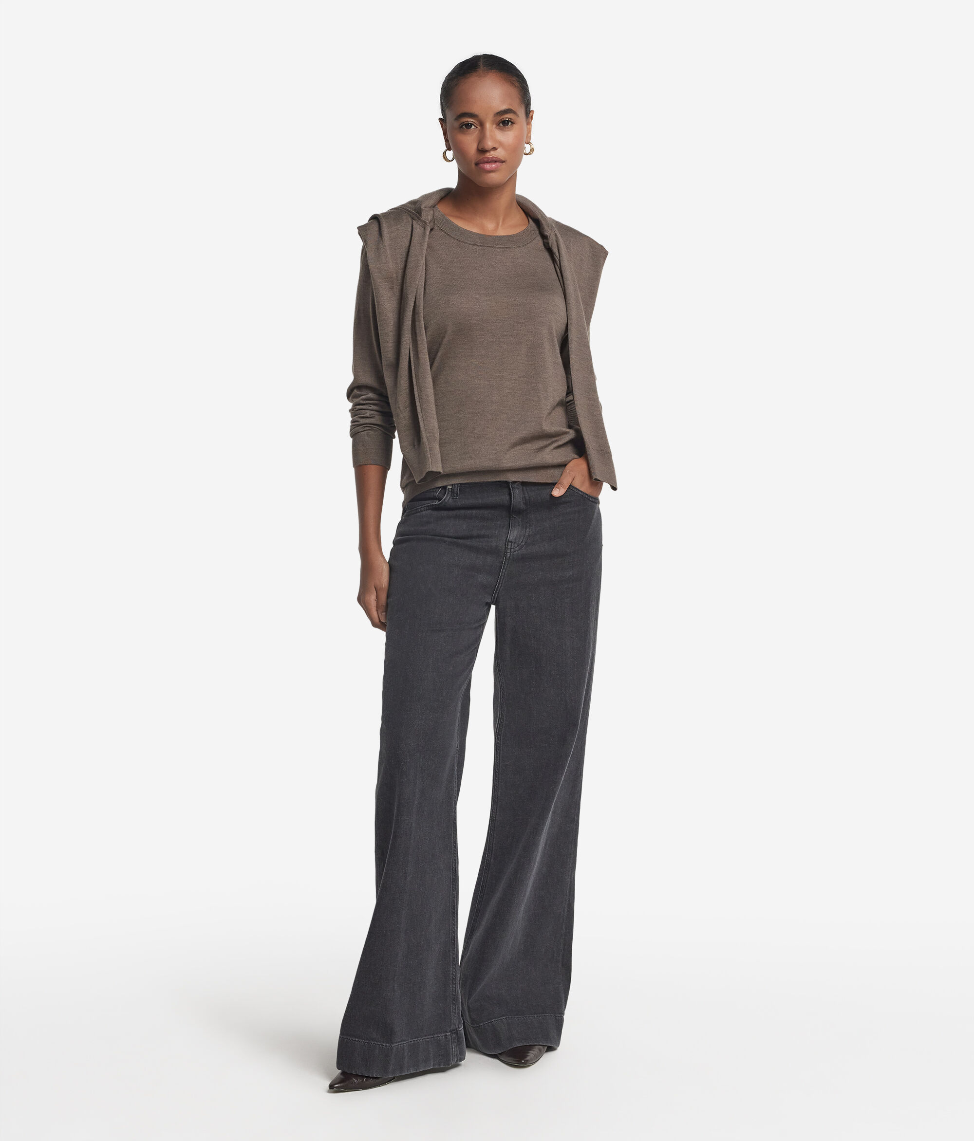 Crew Neck Ultrafine Cashmere Jumper