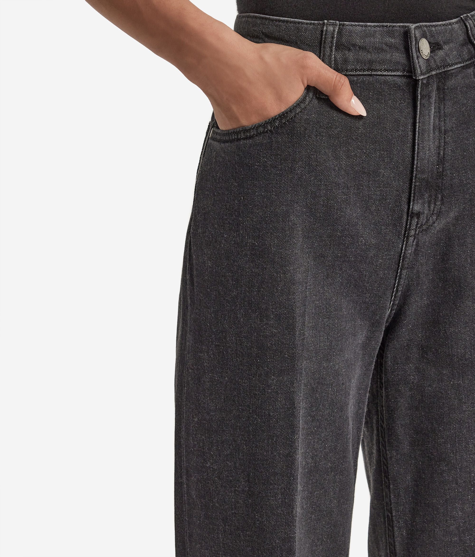 Cashmere Denim Flared Pants
