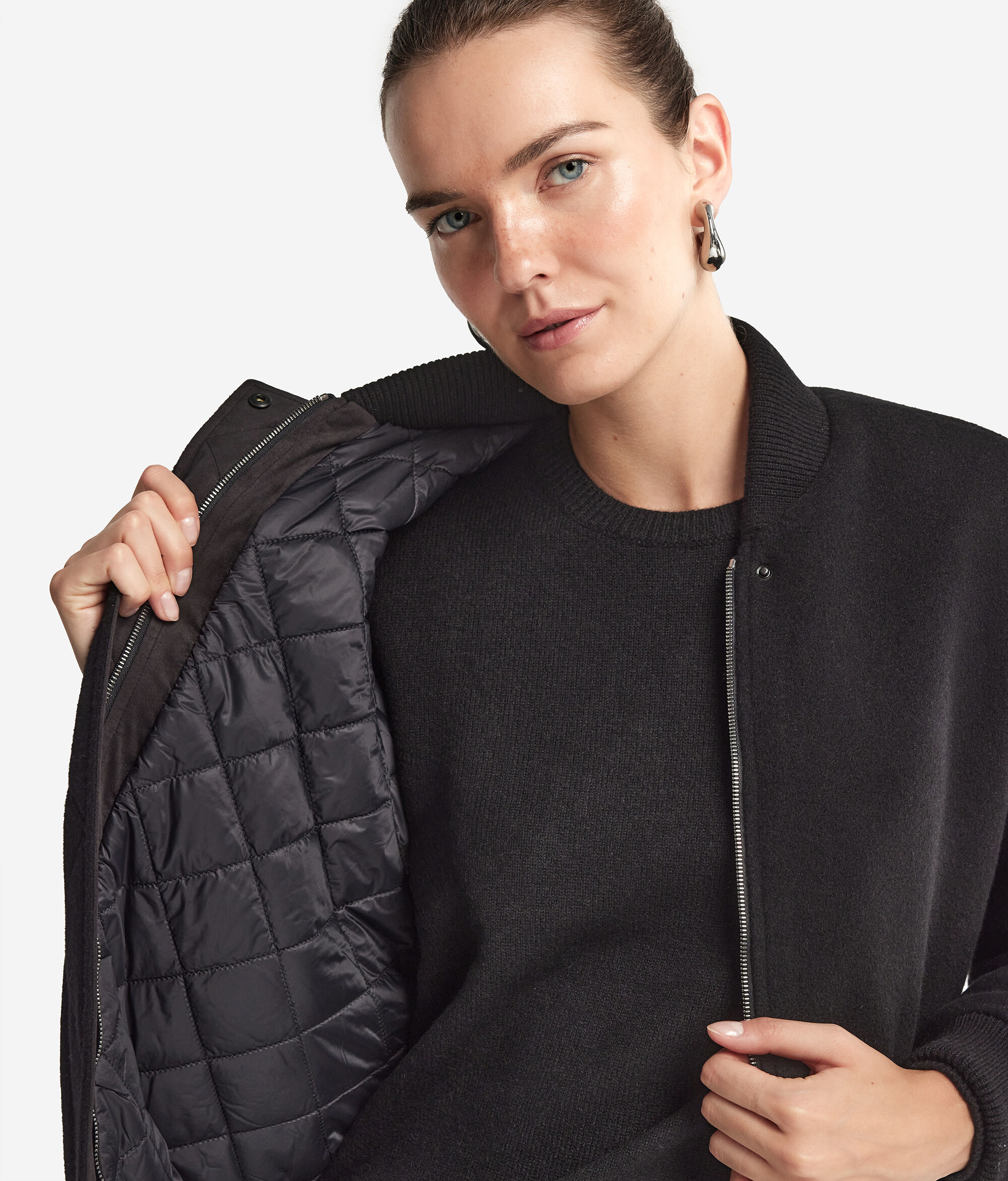 Cashmere Bomber Jacket
