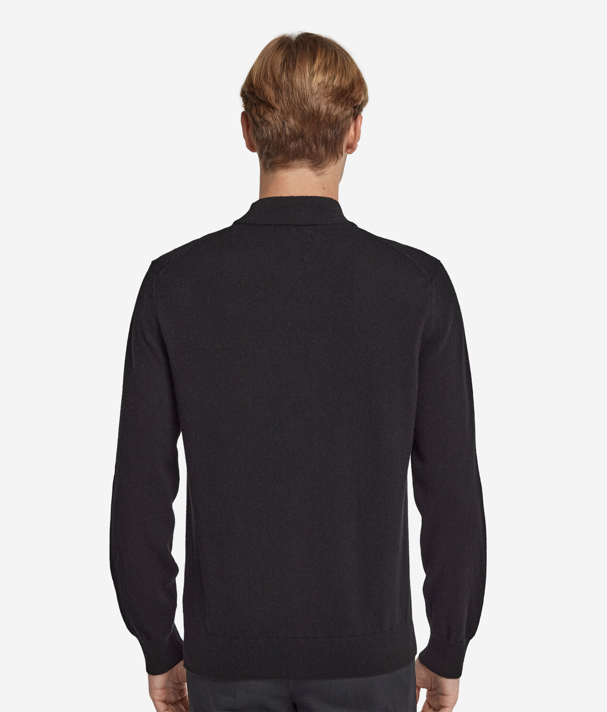 Jersey de cuelo alto de cashmere ultrasoft