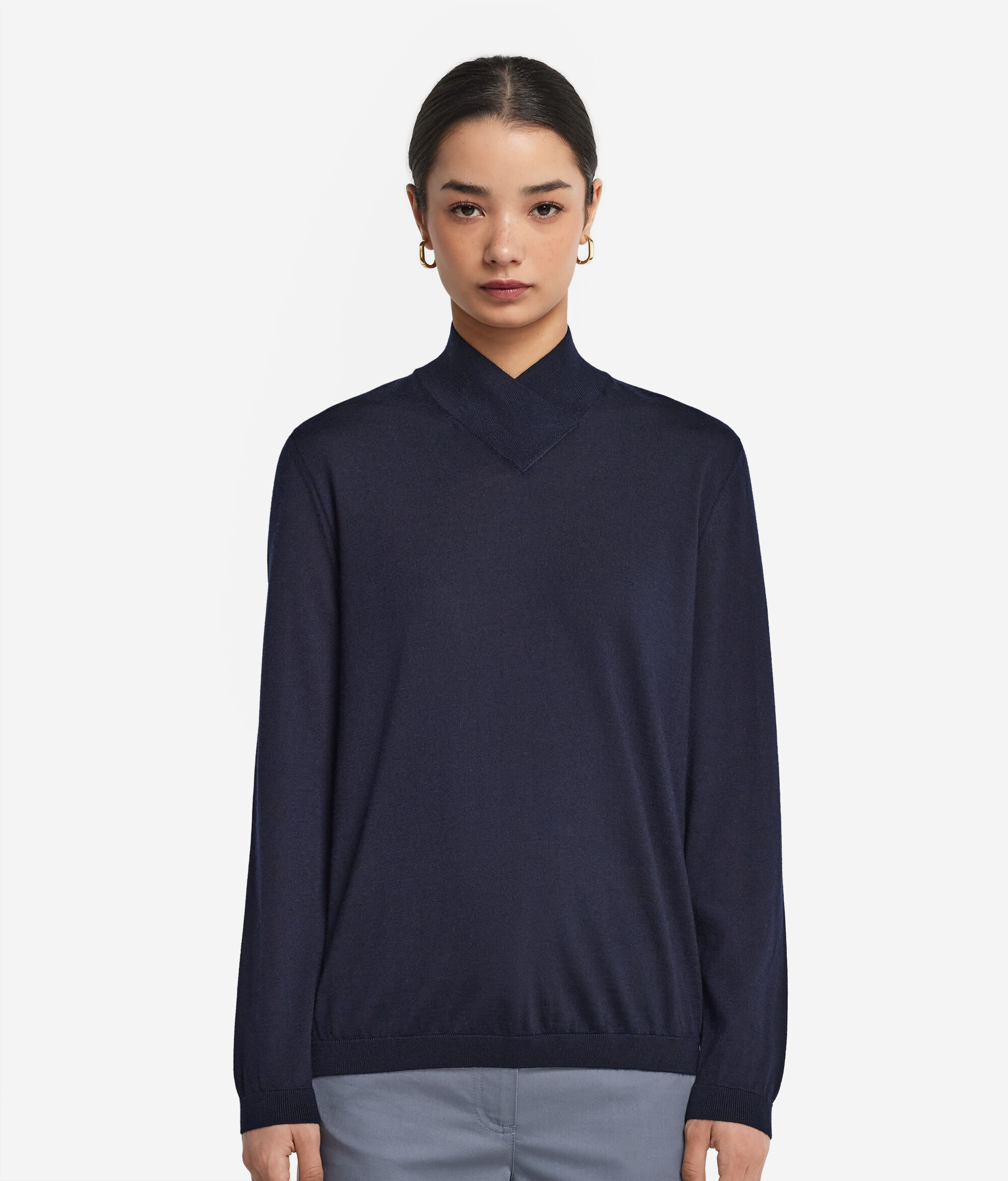Turtleneck Jumper with Cashmere Finish