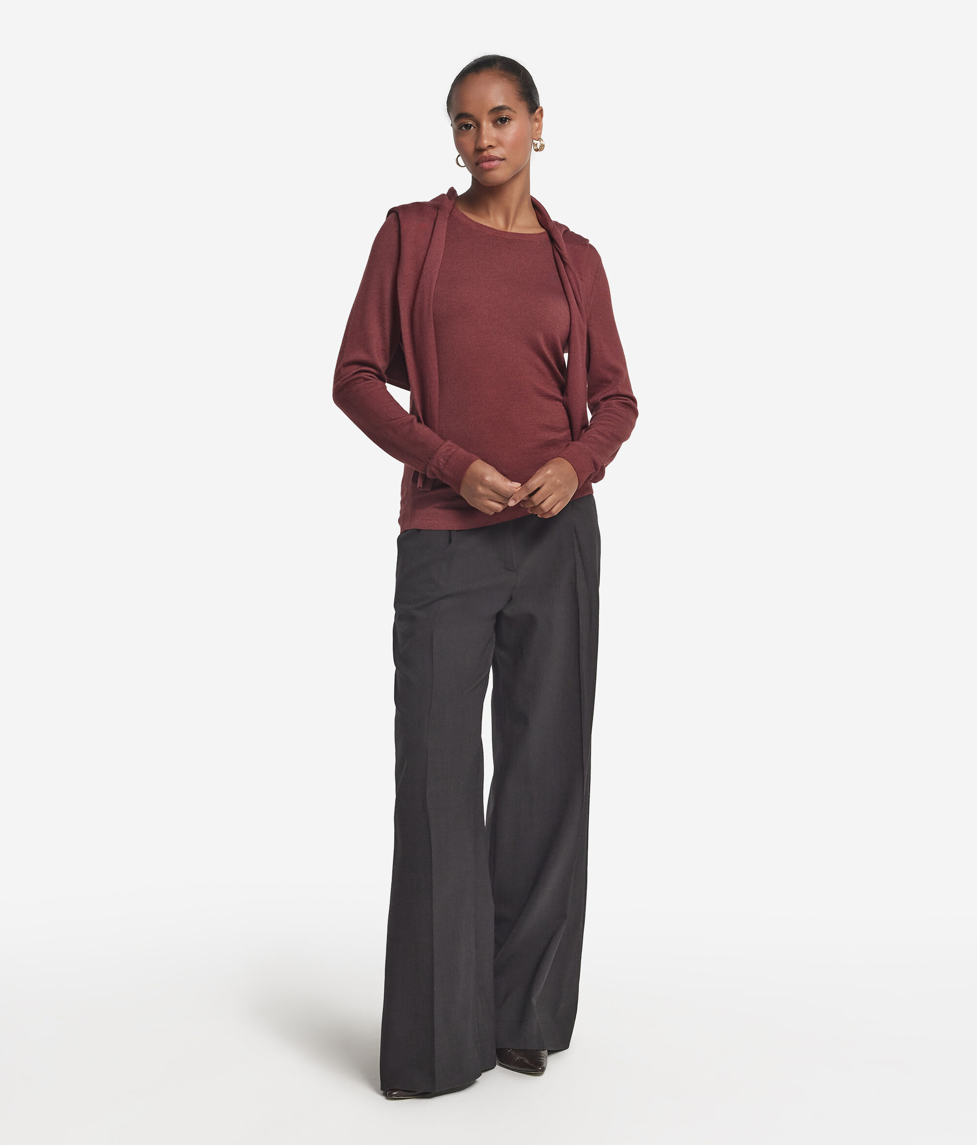 Round-Neck Ultrafine Cashmere Jumper