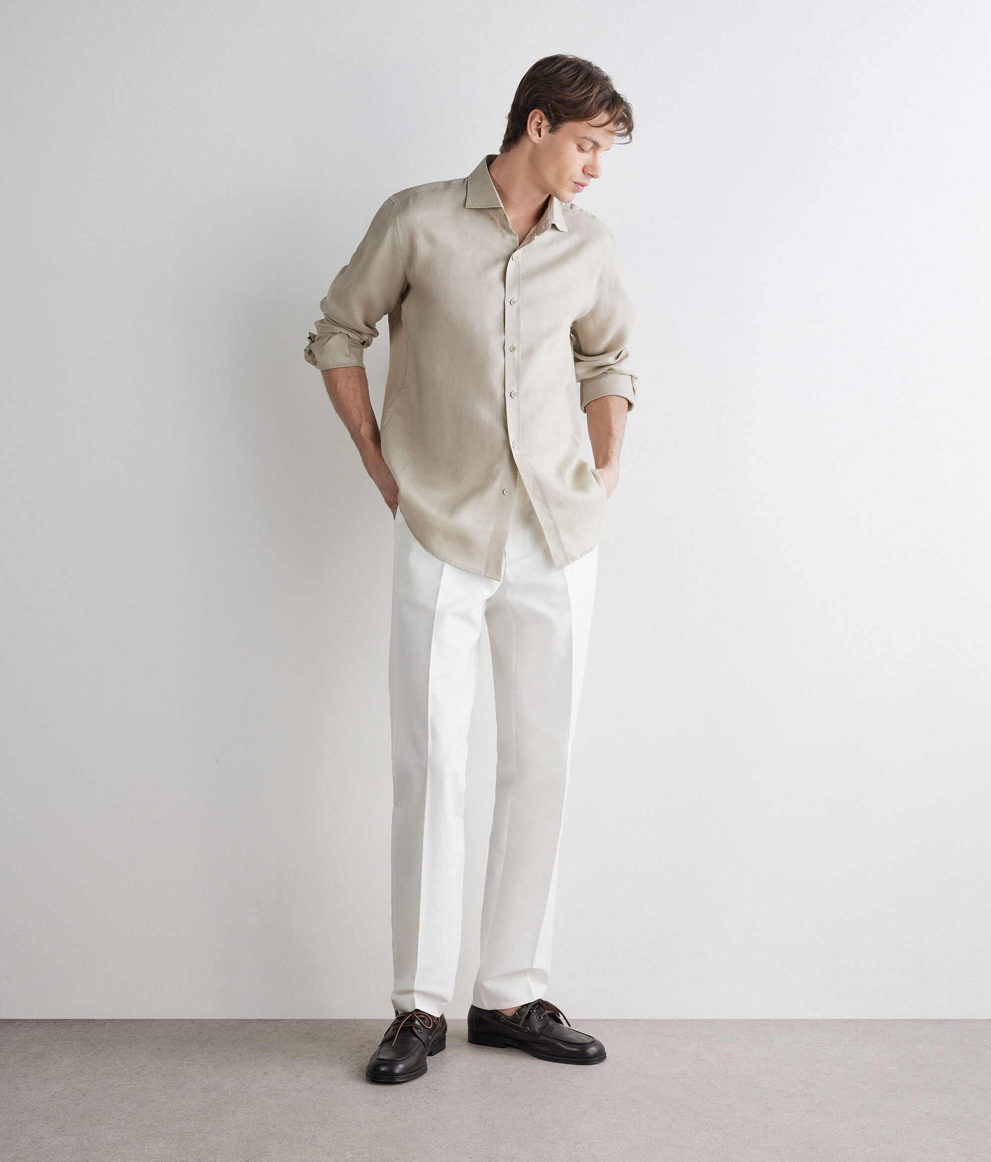 Pantalon à jambes larges