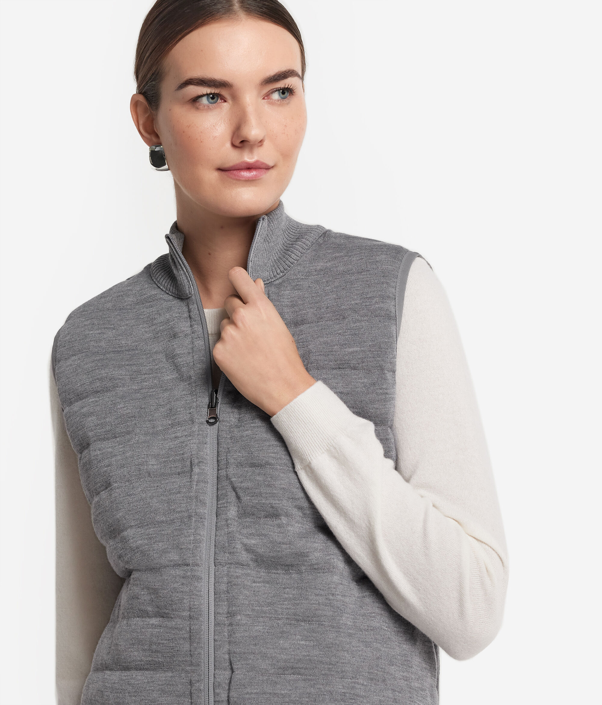 Reversible Cashmere Down Gilet