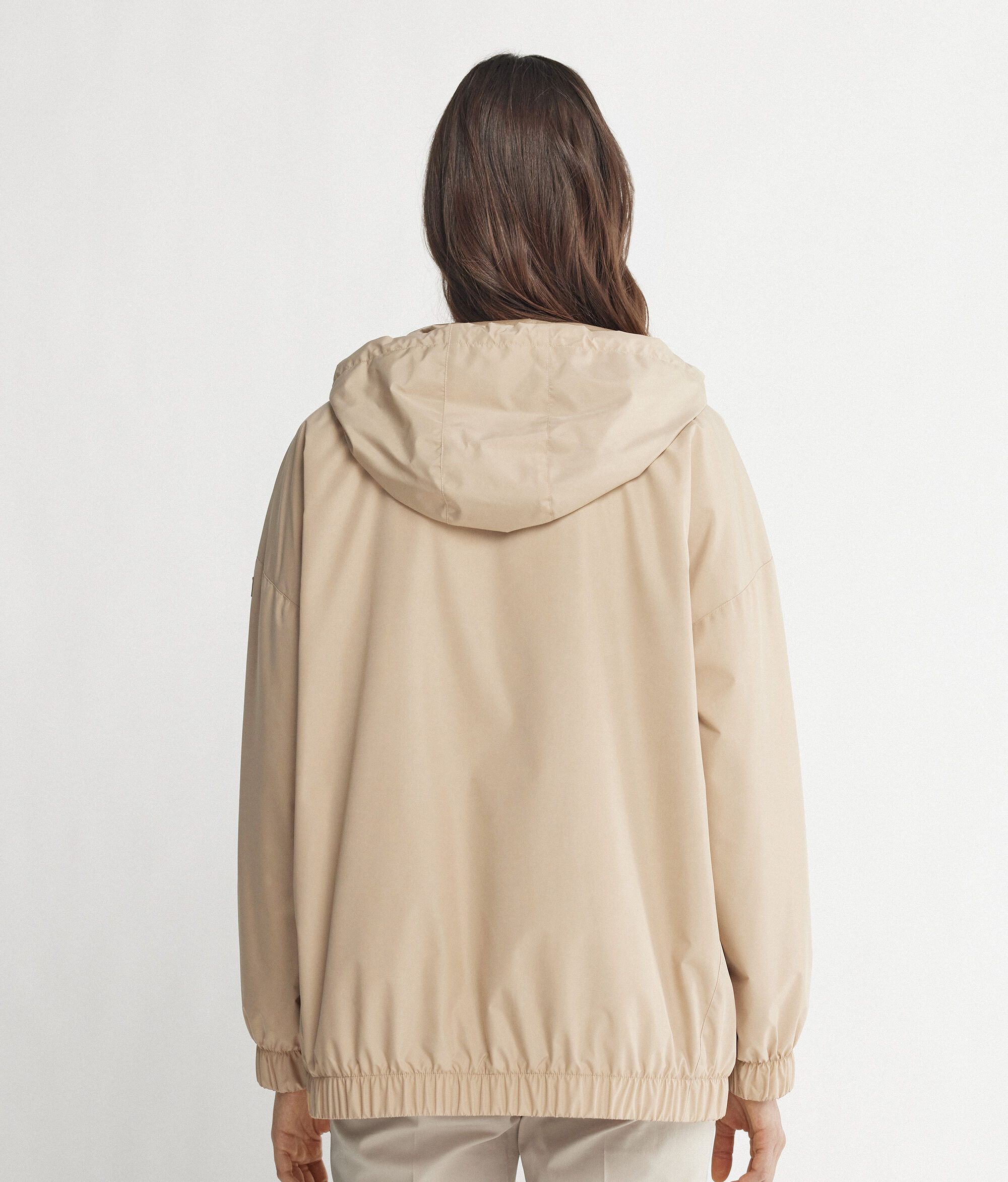 Jaqueta tècnica de Cashmere amb caputxa