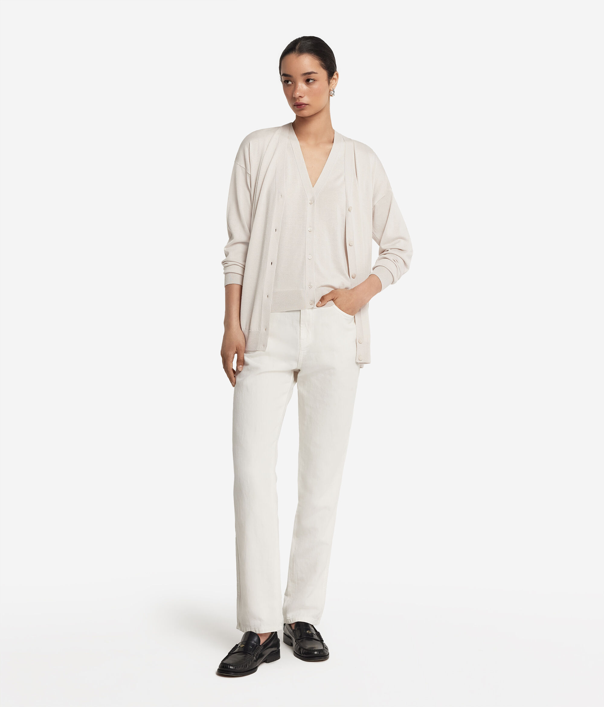 Gilet in Seta Cotone