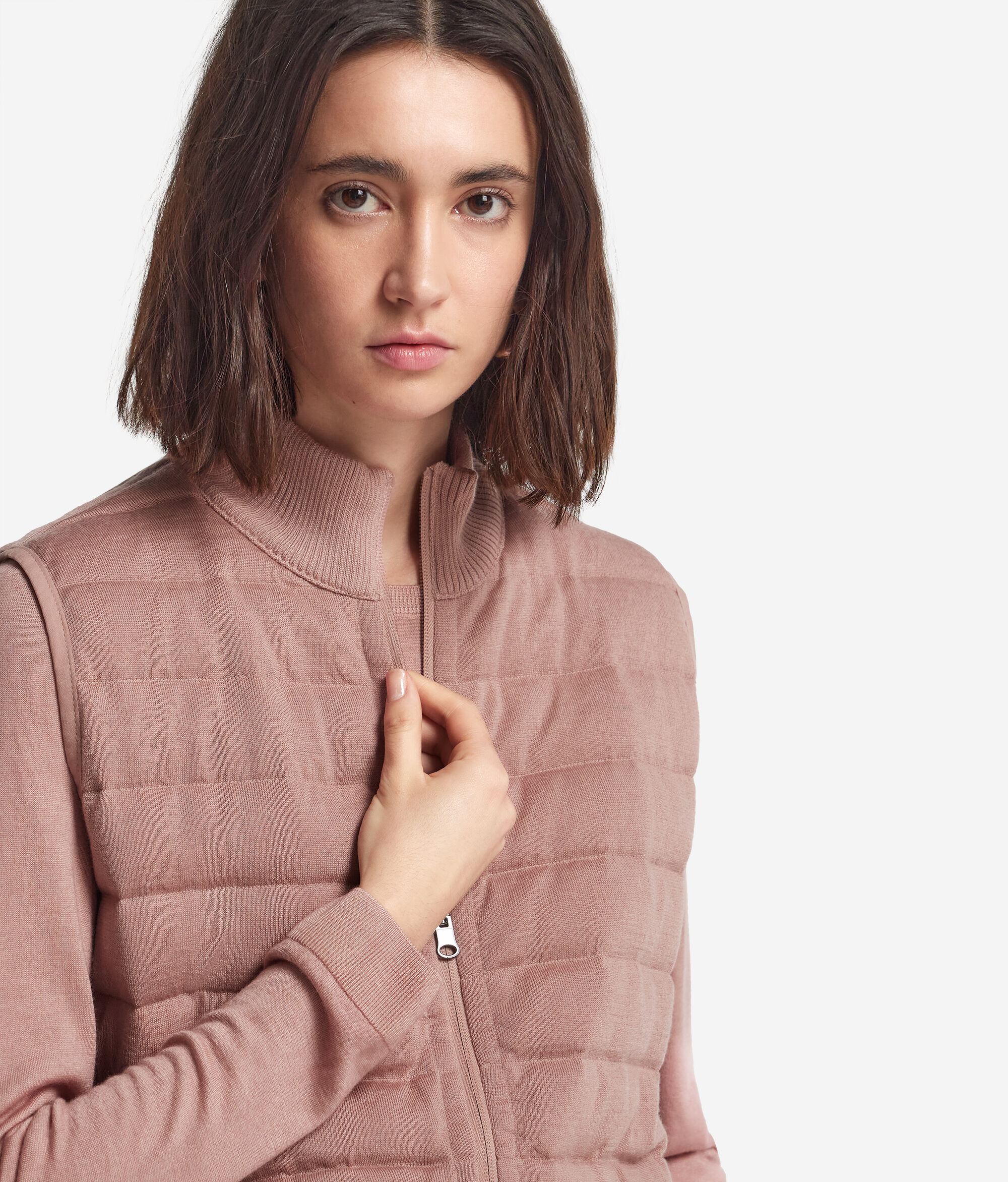 Reversible Cashmere Down Gilet