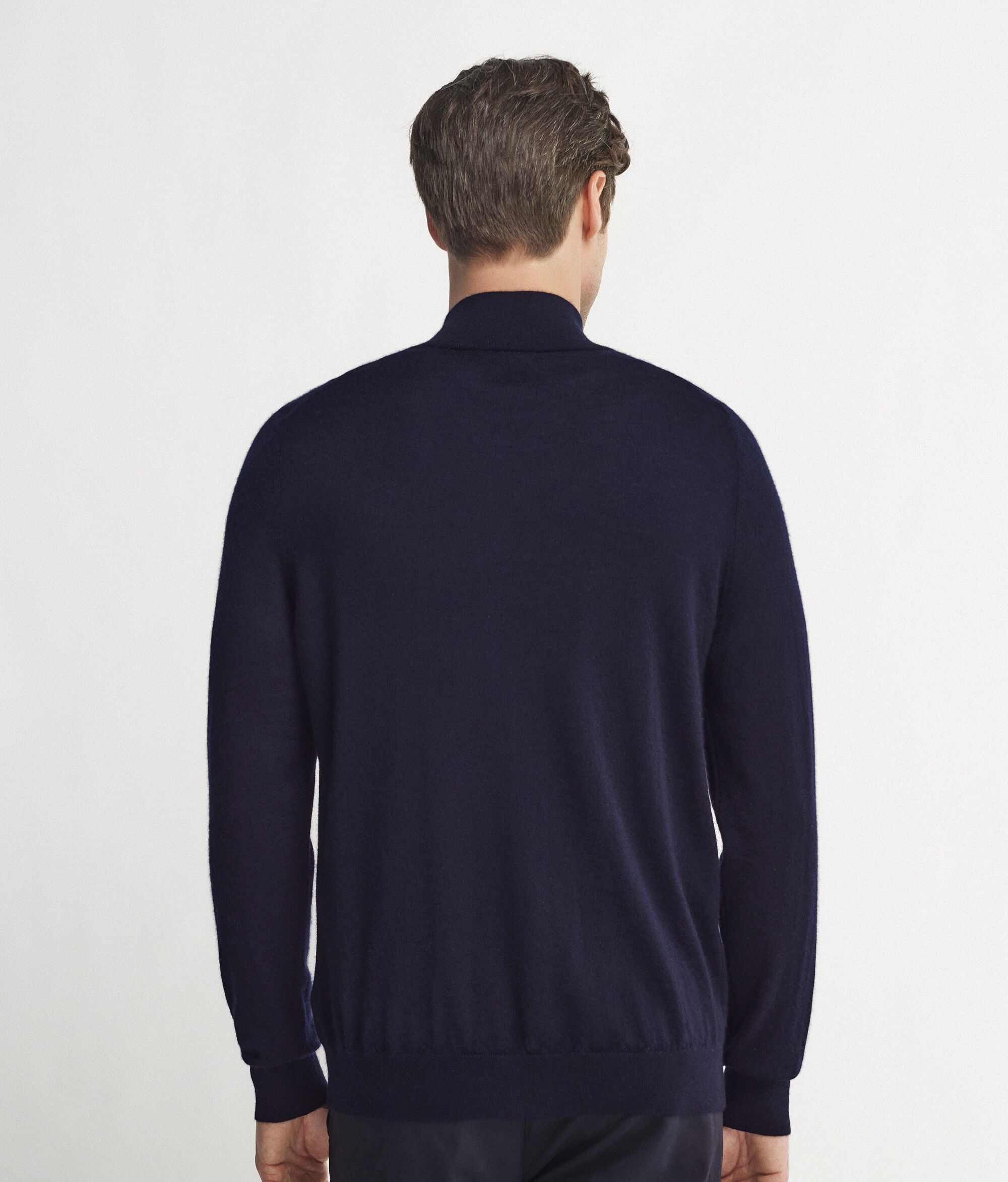 Cardigan mit Reißverschluss aus Kaschmir