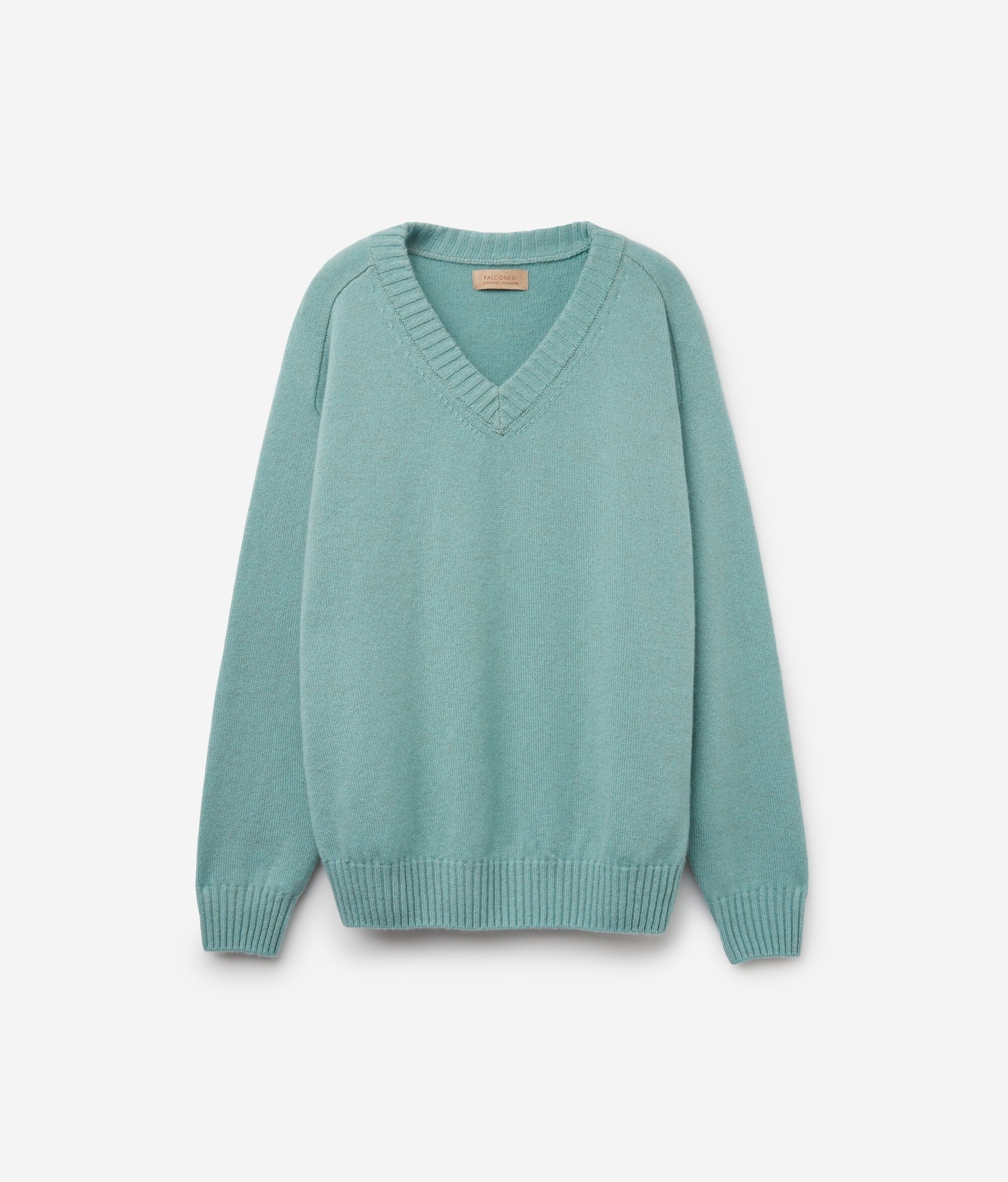 Ultrasoft Cashmere V-Neck Jumper with Set-In Sleeves