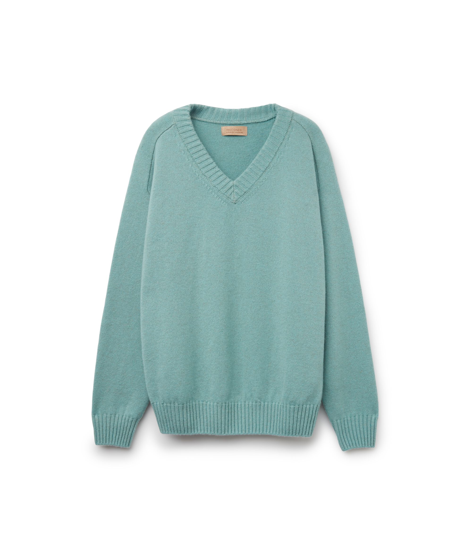 Ultrasoft Cashmere V-Neck Jumper with Set-In Sleeves