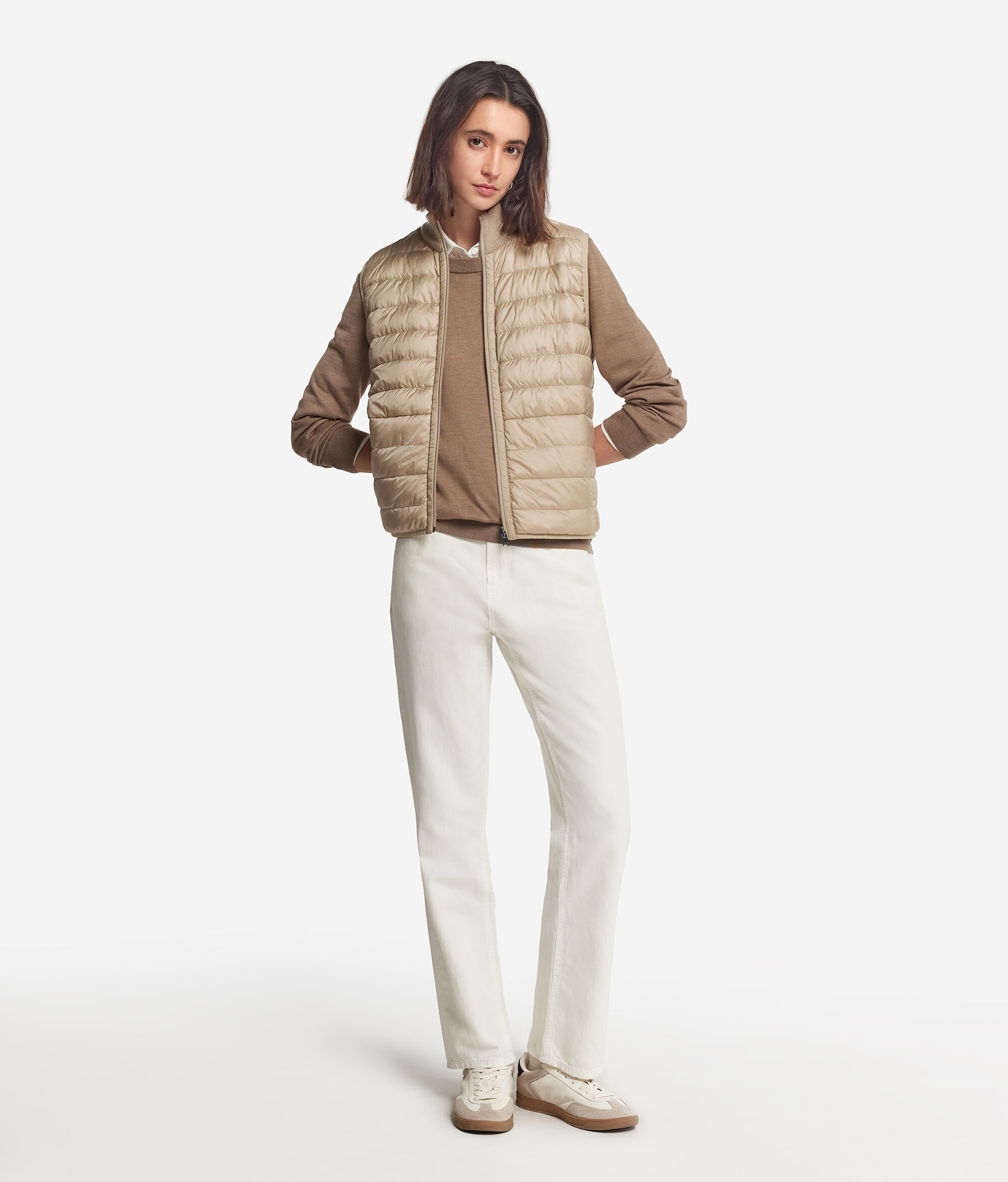 Reversible Cashmere Down Gilet