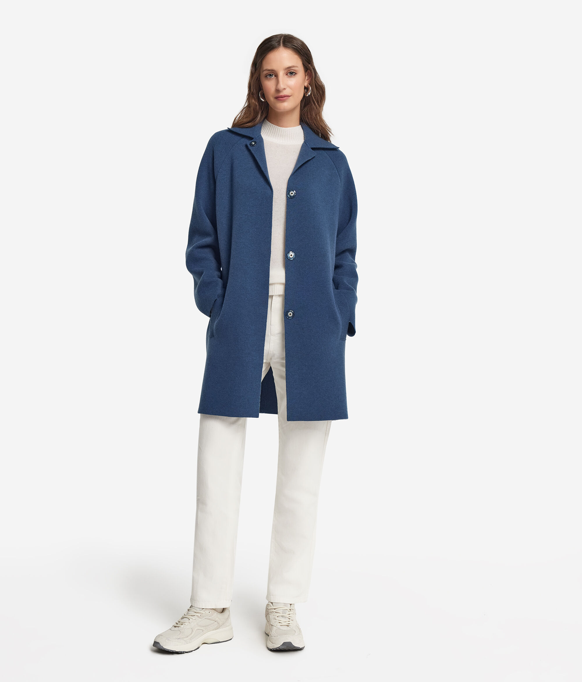 Ultrasoft Cashmere Coat with Collar