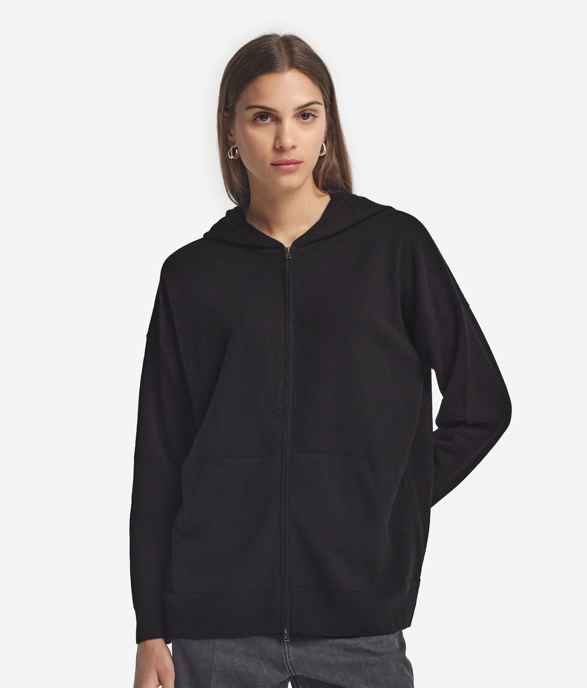 Felpa con cappuccio in Cashmere Ultrasoft