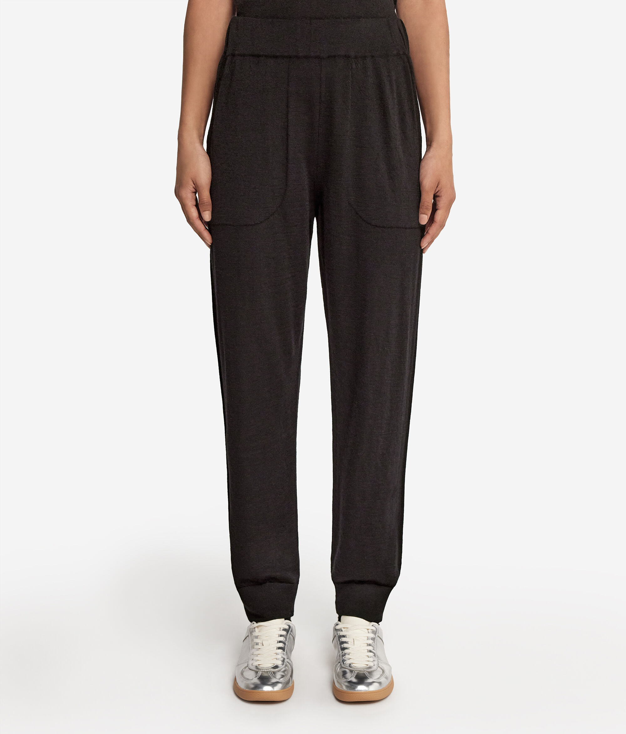 Ultrafine Cashmere Trousers with Cuffed Ankles