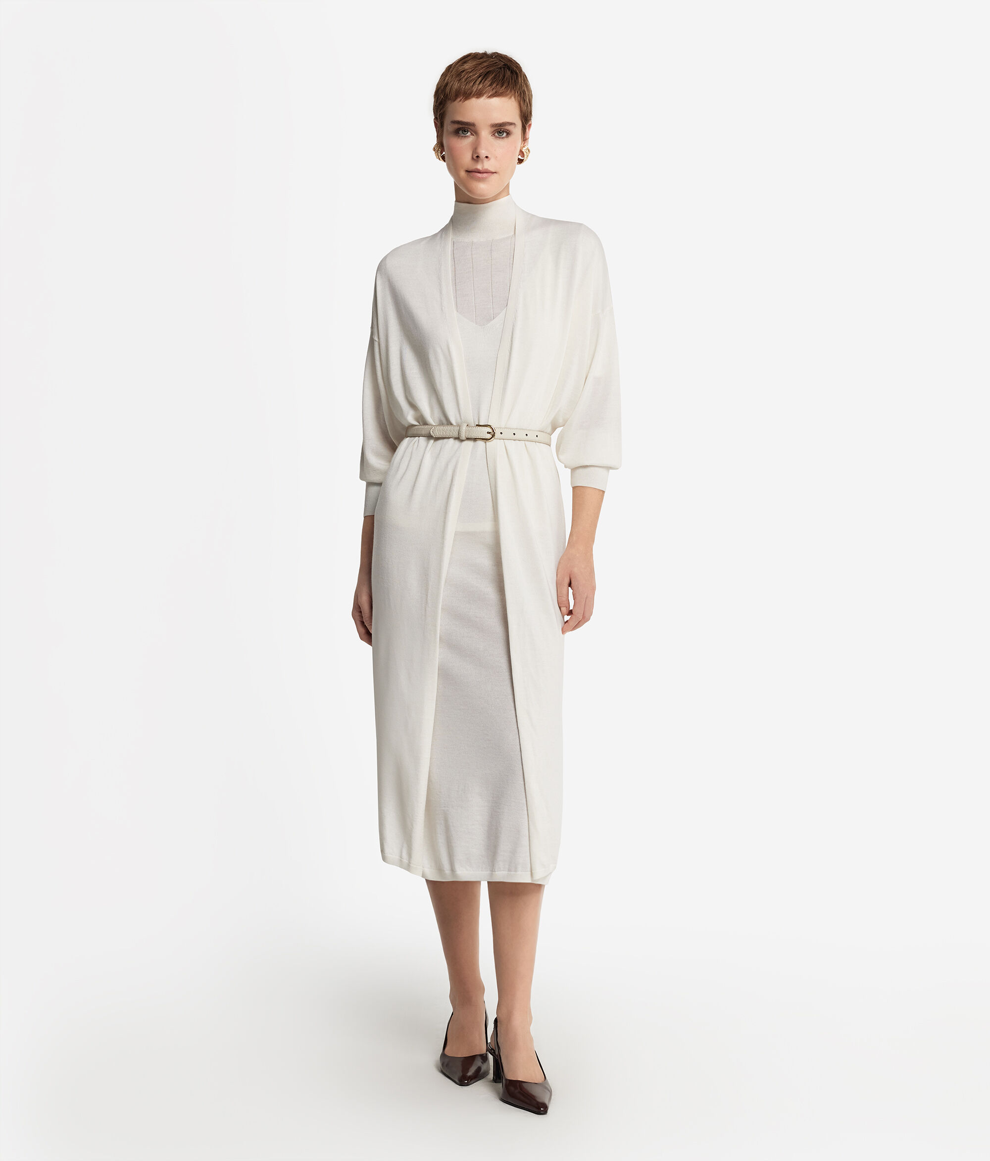 Long-Cardigan aus Kaschmir Ultrafine